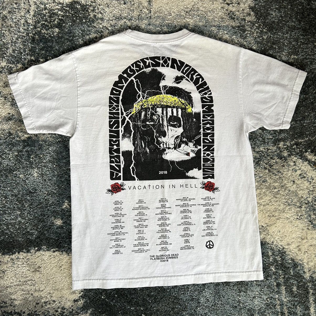 Flatbush Zombies × Pro Era 2018 vacation in hell tour tee Size US M / EU 48-50 / 2 - 4 Thumbnail