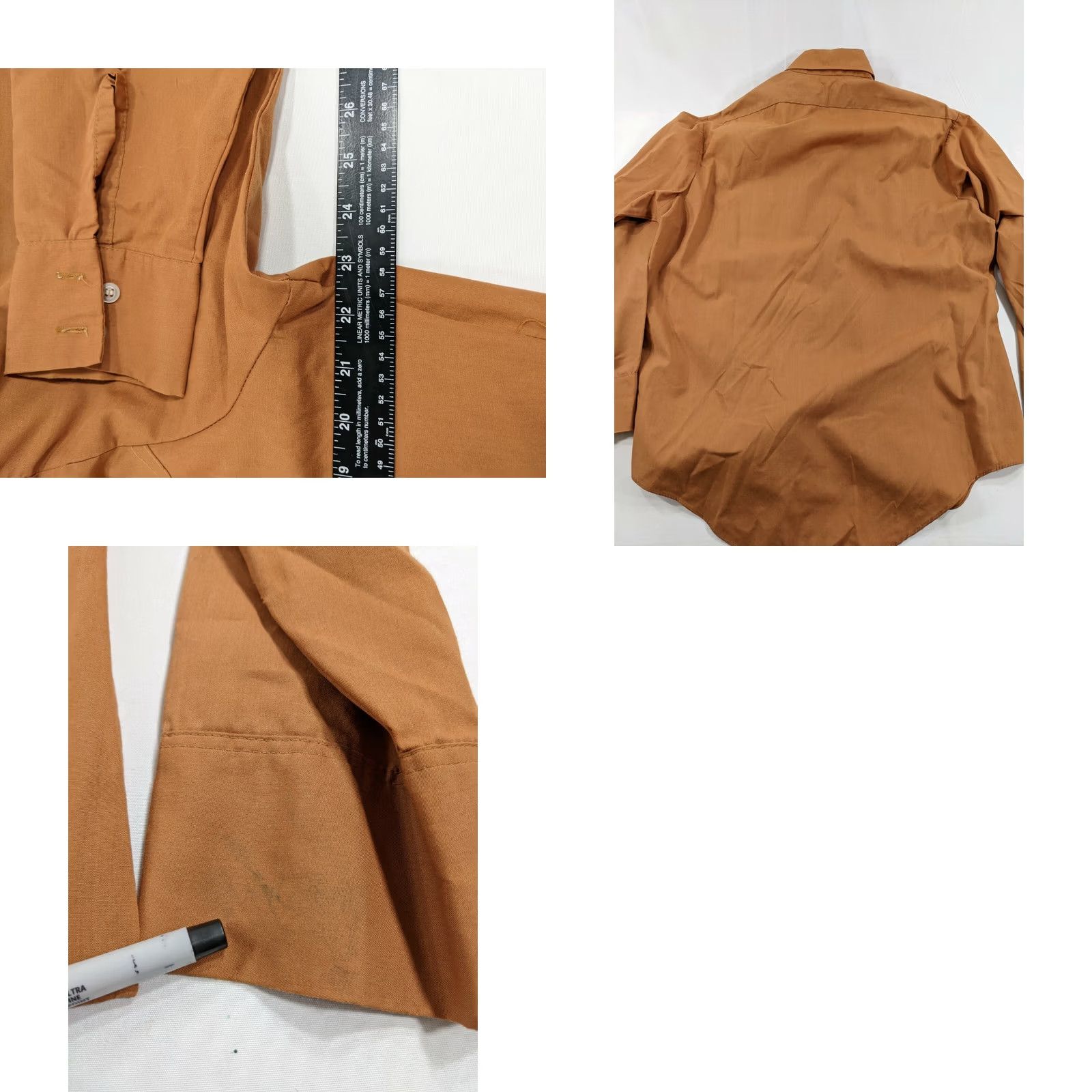 Vintage VINTAGE Style Wise Count Bernardo Western Shirt The Mustard Man Button Down M-L Shirt Mens Size US M / EU 48-50 / 2 - 8 Thumbnail
