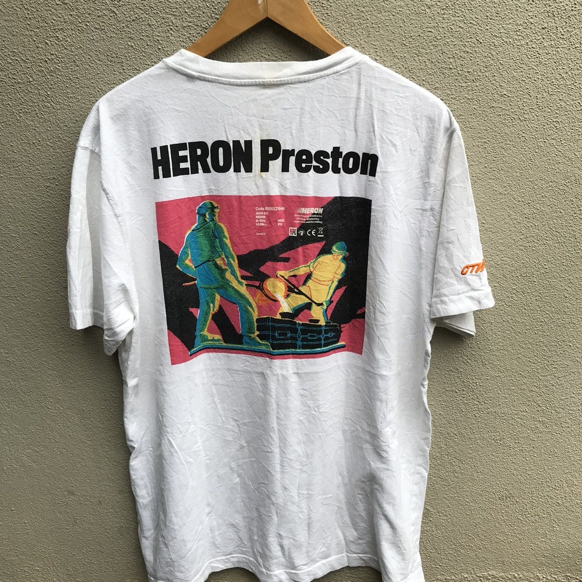 Heron Preston HERON PRESTON ss19 graphic tee Size US L / EU 52-54 / 3 - 3 Thumbnail