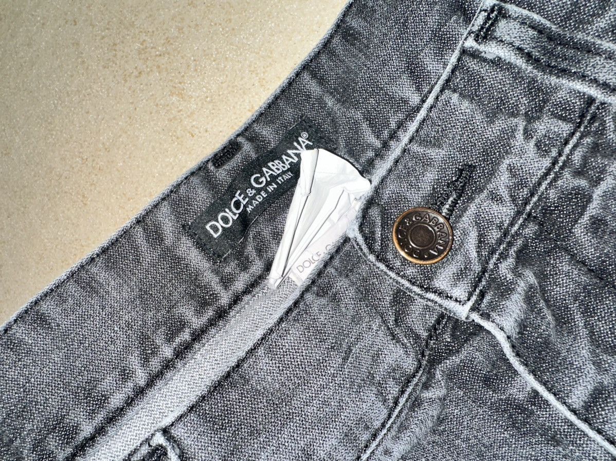 Dolce & Gabbana Dolce & Gabbana Embroidered Graphic Jeans Size US 32 / EU 48 - 4 Thumbnail