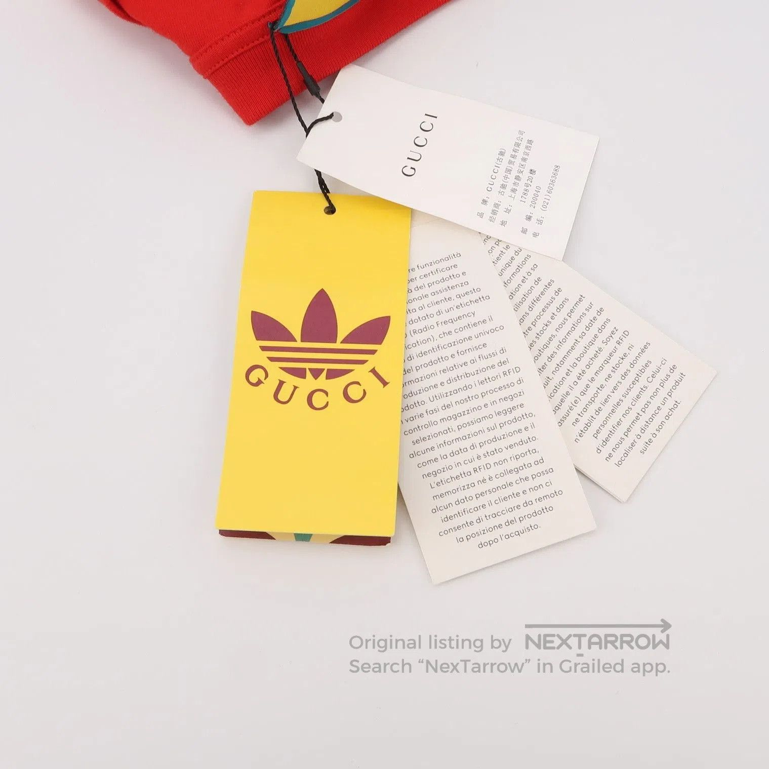Other Gucci x Adidas Cotton Logo Crew Neck T. Size US XS / EU 42 / 0 - 1 Thumbnail