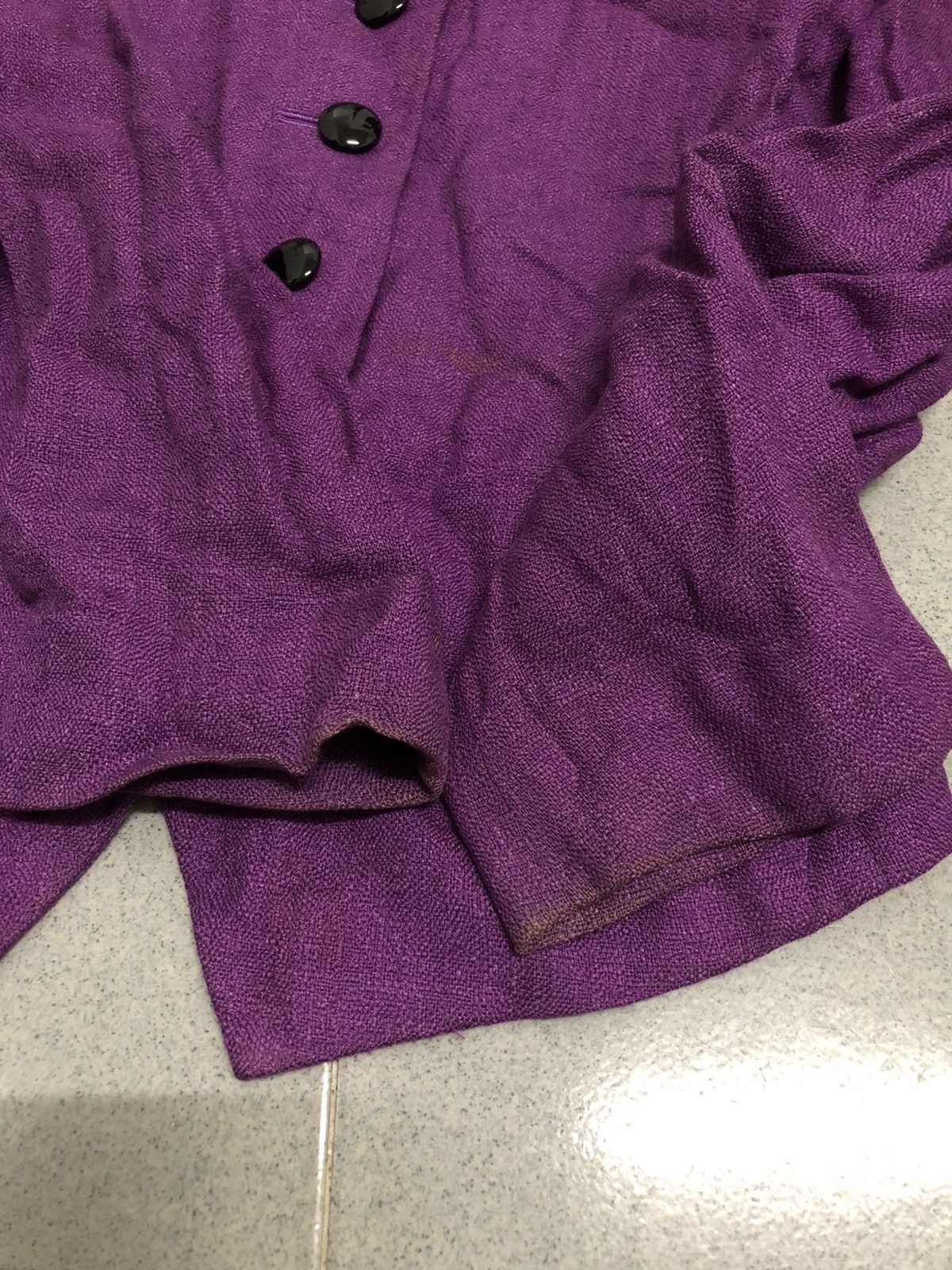 Japanese Brand × Vintage × Yves Saint Laurent Vintage YSL diffusion femmes wool blend fest jacket Size M / US 6-8 / IT 42-44 - 7 Thumbnail