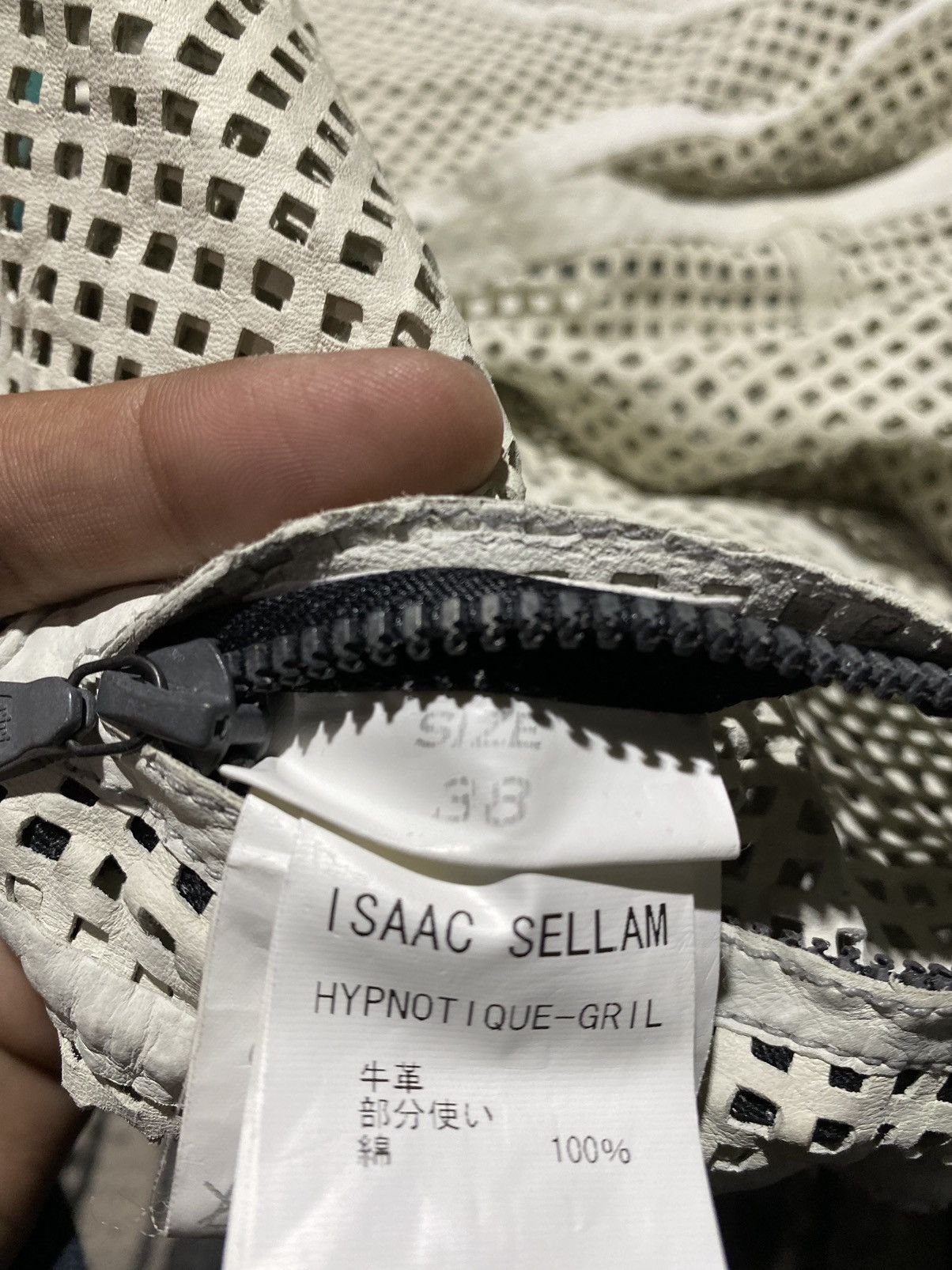 Isaac Sellam Experience Isaac Sellam Hypnotique Grillage Platre Leather Vest Size US S / EU 44-46 / 1 - 8 Thumbnail