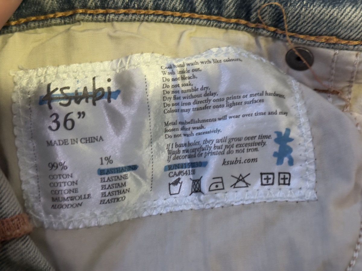 Ksubi Ksubi Van Winkle Skinny Jeans in Blue Size US 36 / EU 52 - 9 Thumbnail