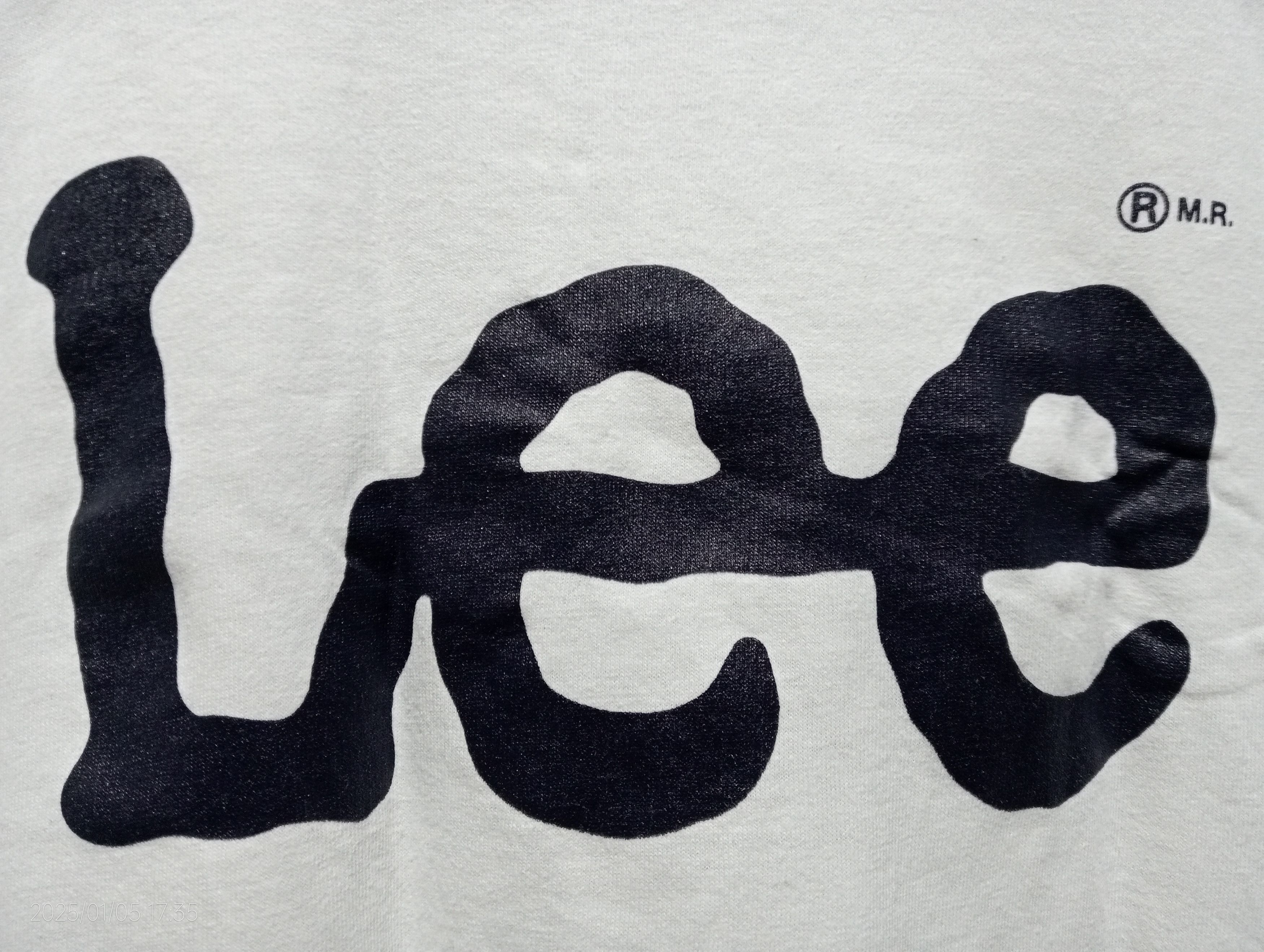 Lee Vintage '90s Lee Big Logo Tee USA (Heavy Weight Cotton) Size US L / EU 52-54 / 3 - 4 Thumbnail