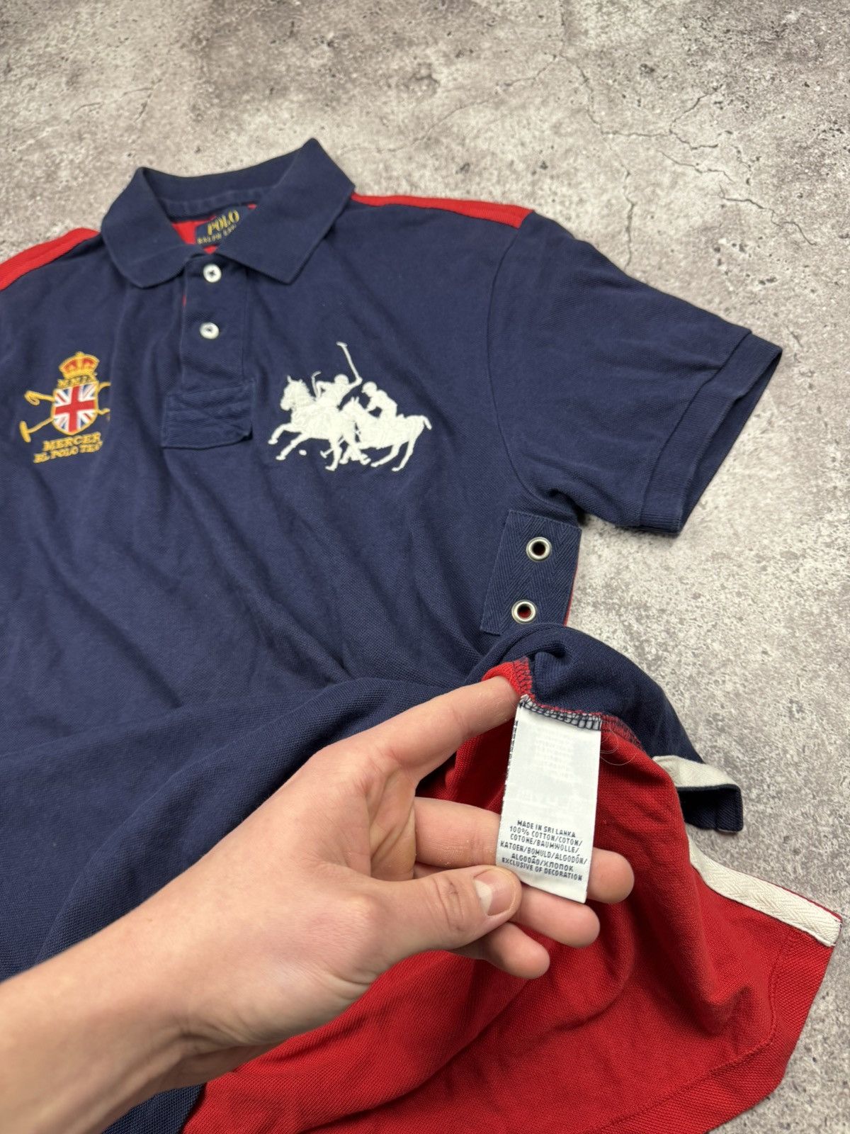Polo Ralph Lauren Vintage Polo Ralph Lauren Mercer Y2K Rugby Polo Shirt Japan Size US M / EU 48-50 / 2 - 7 Thumbnail