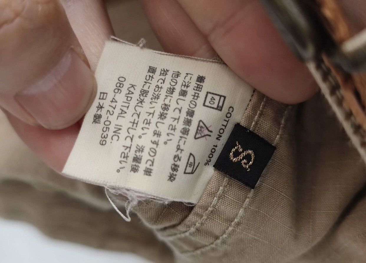 Kapital Kapital genuine Japanese made post, sleeveless t-shirt Size US S / EU 44-46 / 1 - 8 Thumbnail