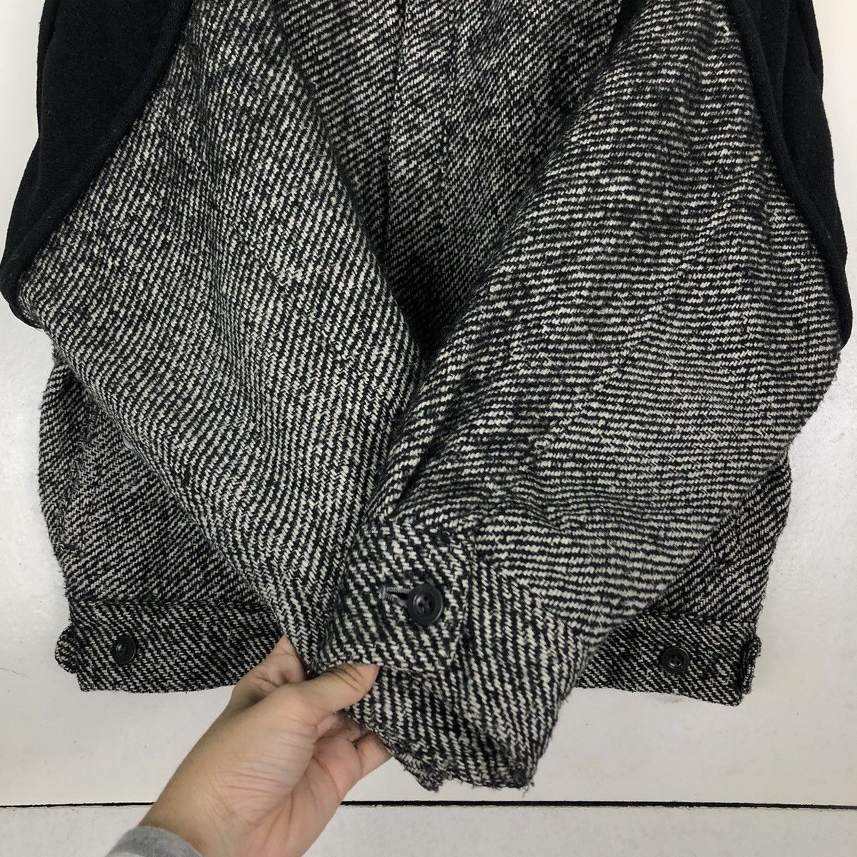Japanese Brand 🔥80’s Intermezzo Issey Miyake Herringbone Bomber Jacket Size US L / EU 52-54 / 3 - 15 Thumbnail