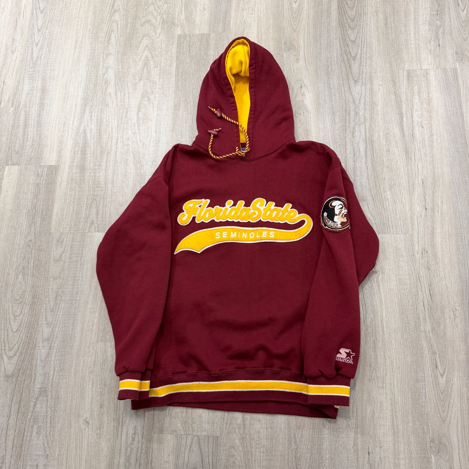 Starter Vintage Starter Florida State Seminoles Hoodie Men's Large Size US L / EU 52-54 / 3 - 1 Thumbnail