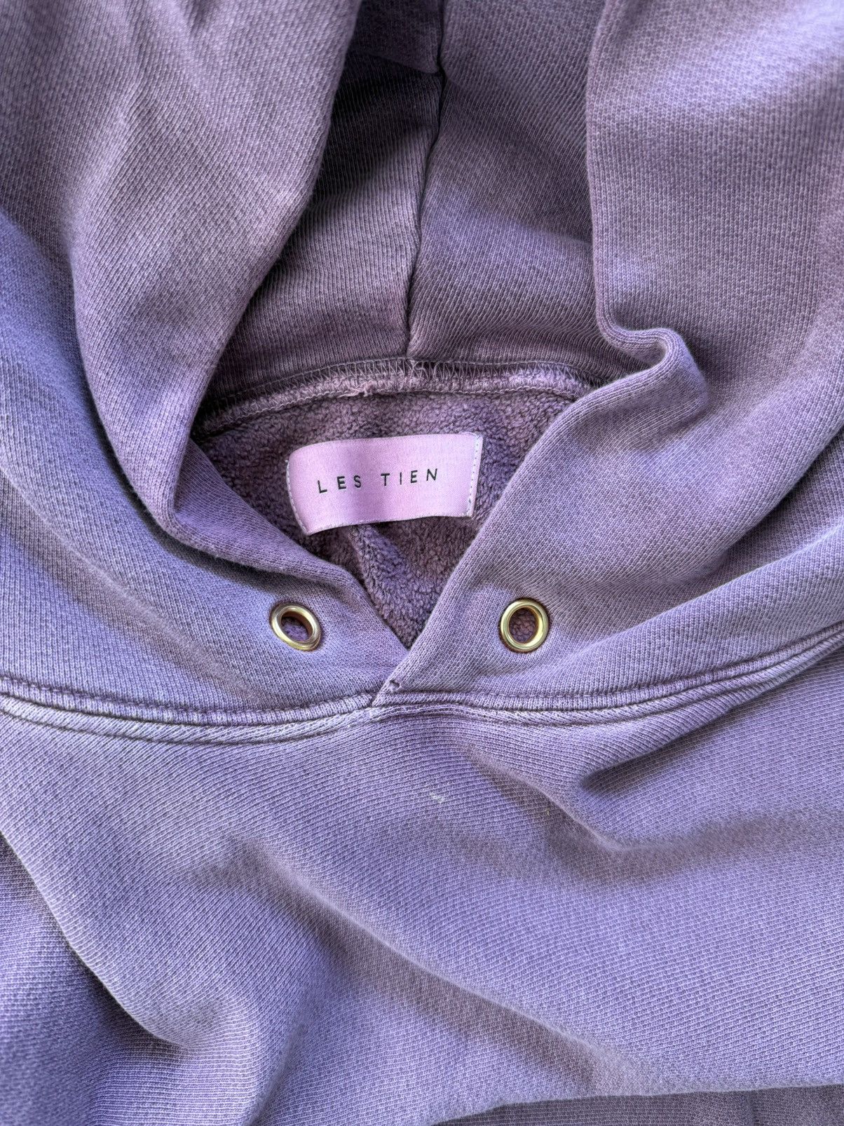 Les Tien Les Tien burgundy hoodie Size US XL / EU 56 / 4 - 2 Thumbnail