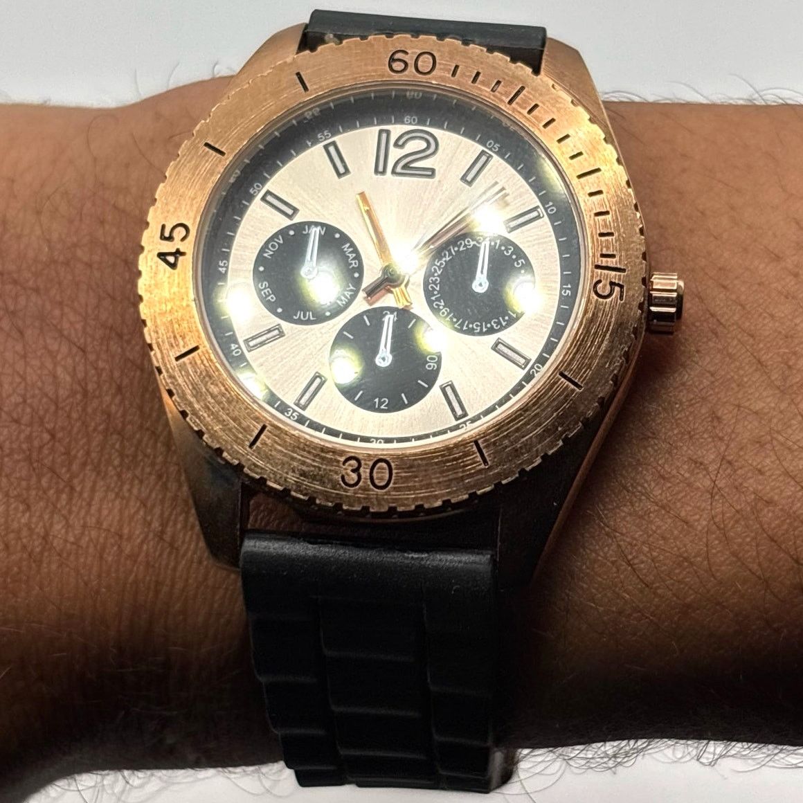 Other Gold & Black Men's Watch Size ONE SIZE - 2 Thumbnail