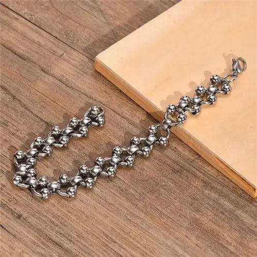 Jewelry Ball Bead Link Bracelet Size ONE SIZE - 4 Thumbnail