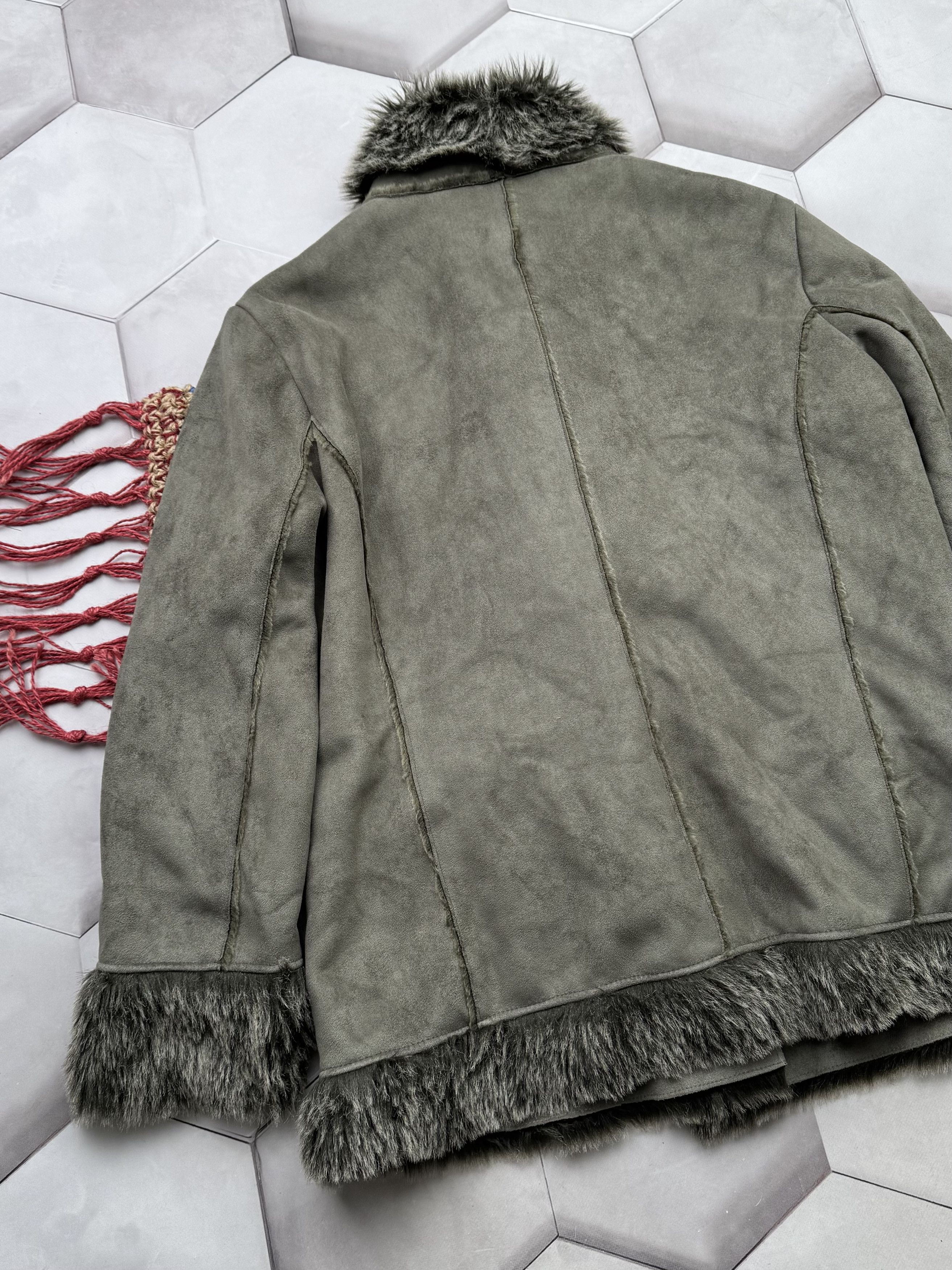 Vintage Vintage Faux Sheepskin Coat (E4) Size L / US 10 / IT 46 - 6 Thumbnail
