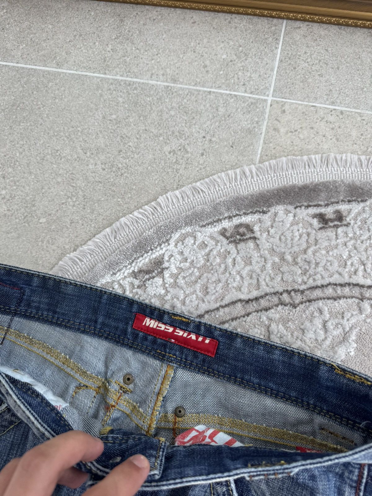 Miss Sixty Archive Miss Sixty Distressed Denim – Y2K Utility Style Size 29" - 9 Thumbnail