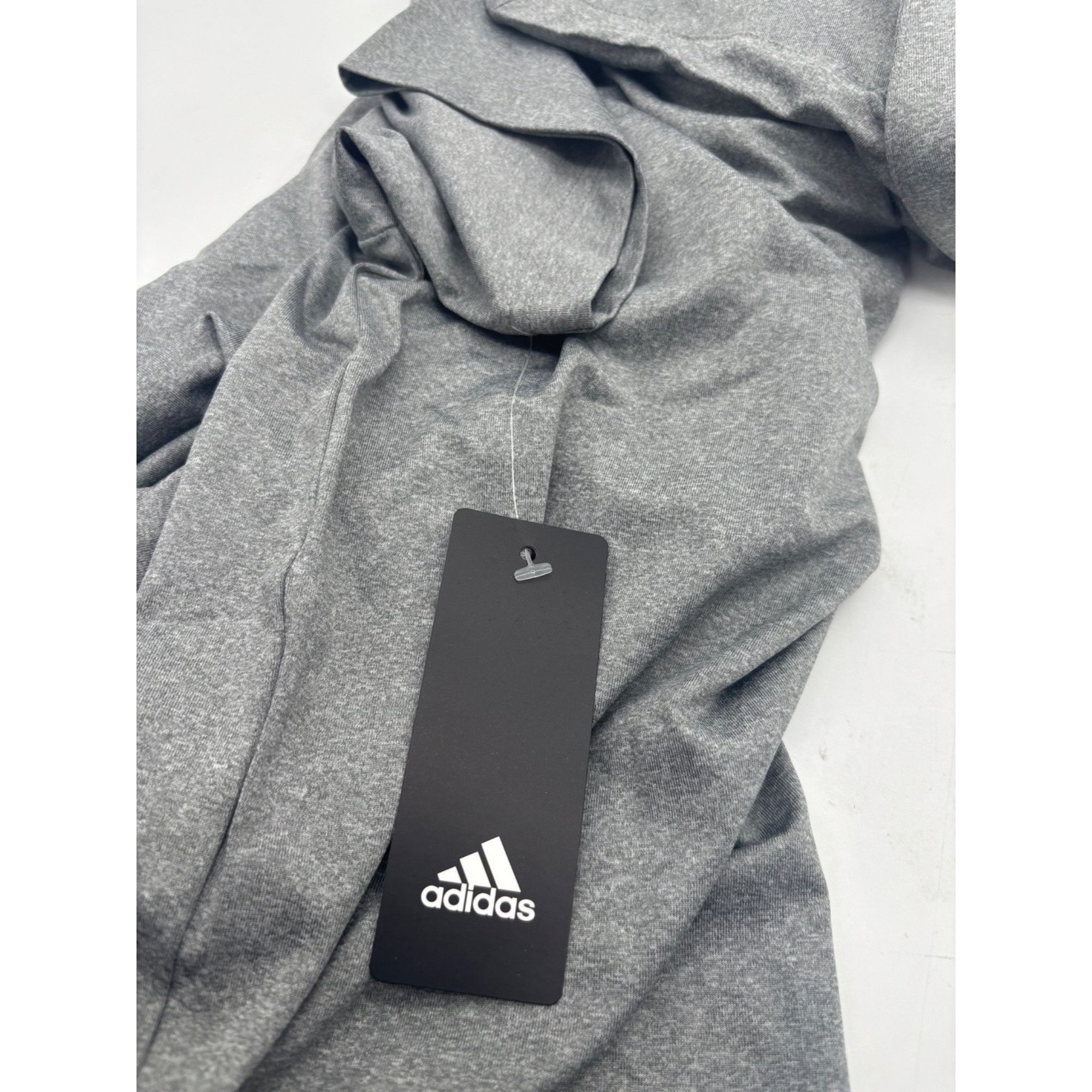 Adidas Adidas Mens Grey Golf Polo Shirt, Heather Gray, Sz. M Size US M / EU 48-50 / 2 - 8 Thumbnail