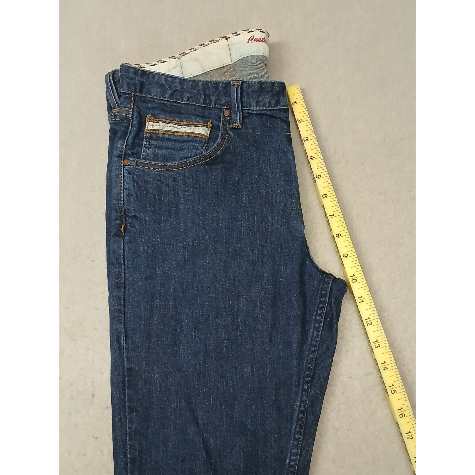 Vans Vans (36x30) Men's Straight Leg Blue Denim Jeans Size US 36 / EU 52 - 6 Thumbnail