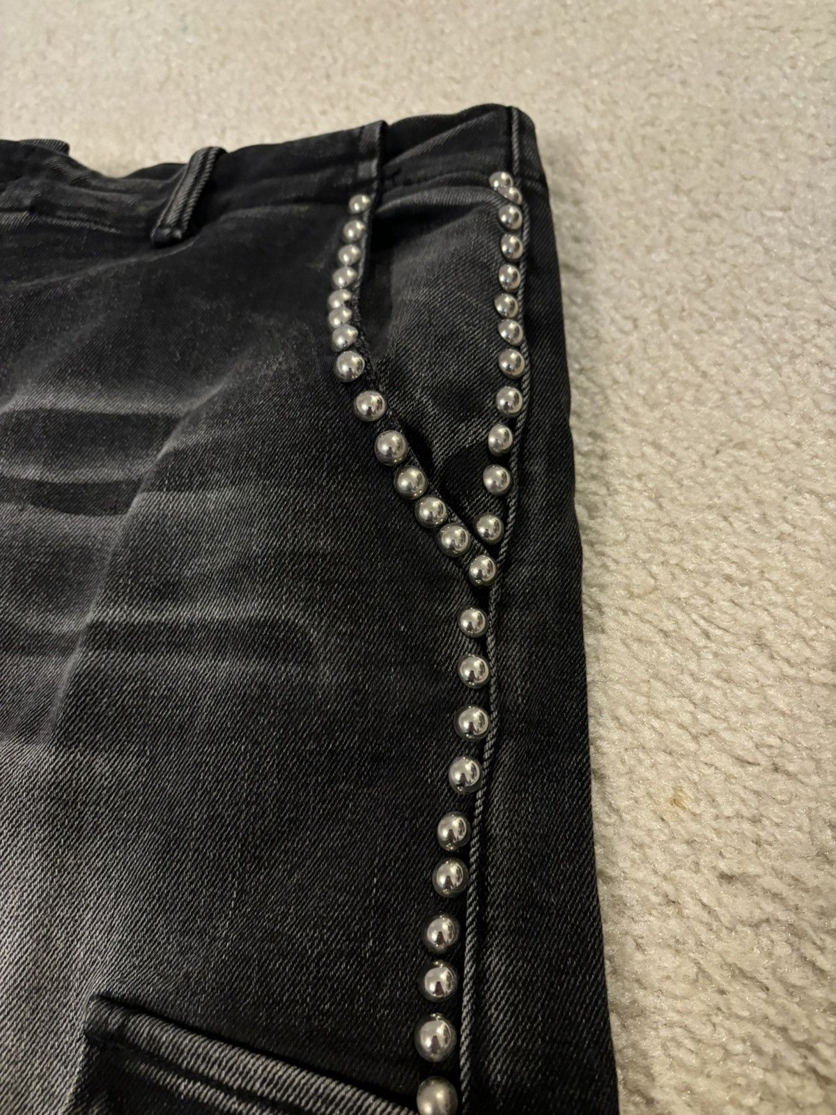 HMDD Happy Memories Don’t Die HMDD Studded Colossal Jeans Size US 36 / EU 52 - 4 Thumbnail