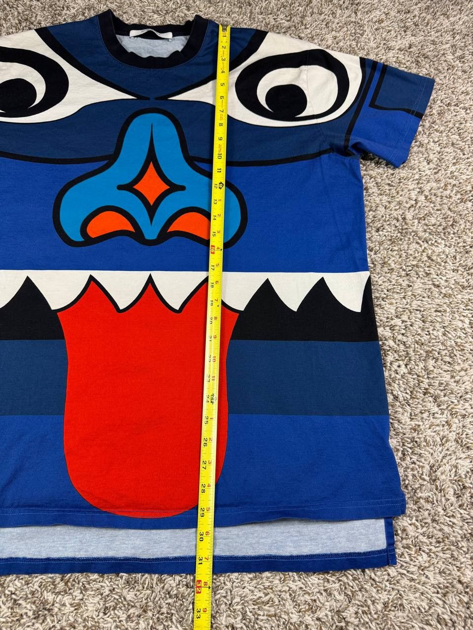 Givenchy Blue Totem Print Columbia Fit T-Shirt