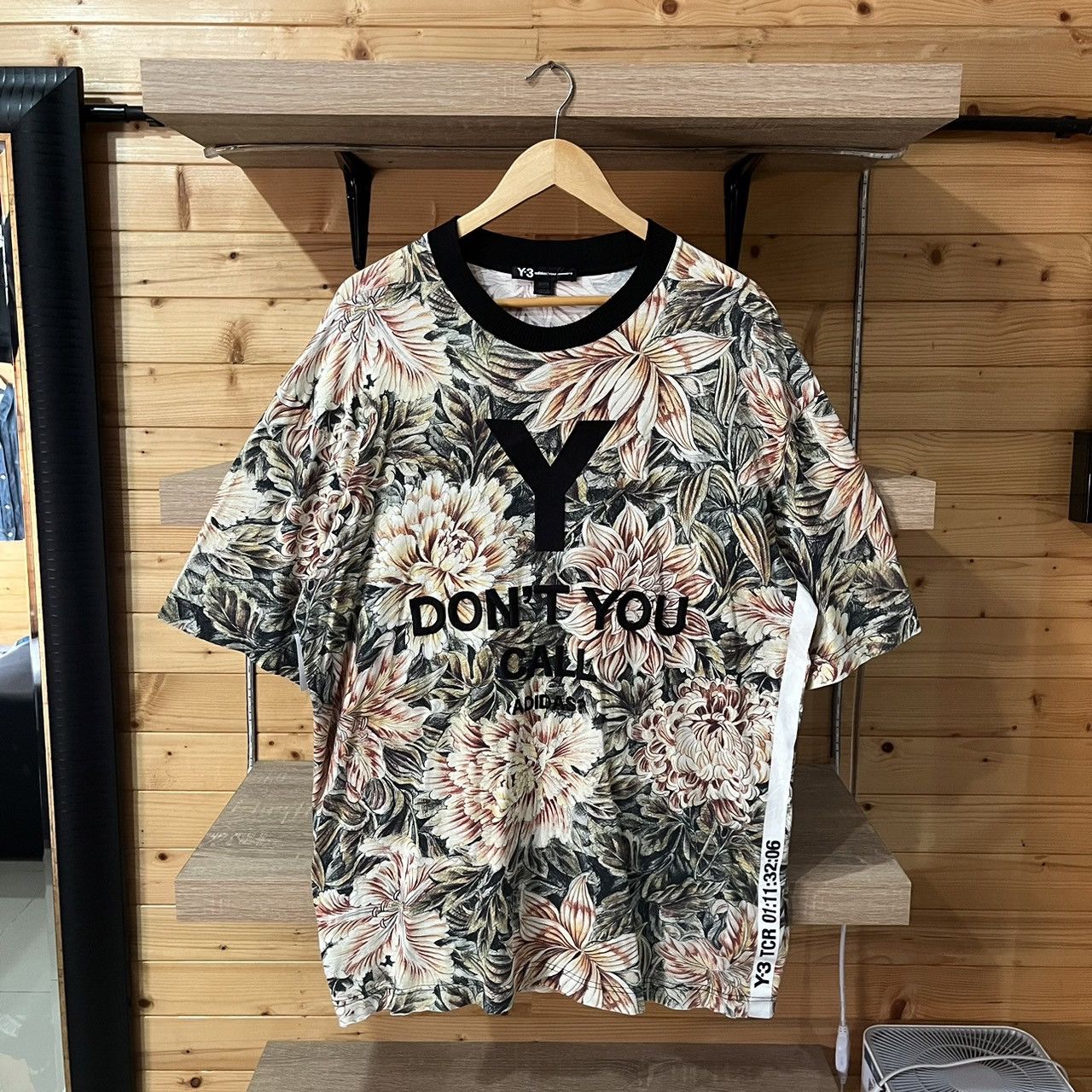 Yohji Yamamoto Yohji Yamamoto x Adidas Y don’t you call Tee Size US XL / EU 56 / 4 - 6 Thumbnail
