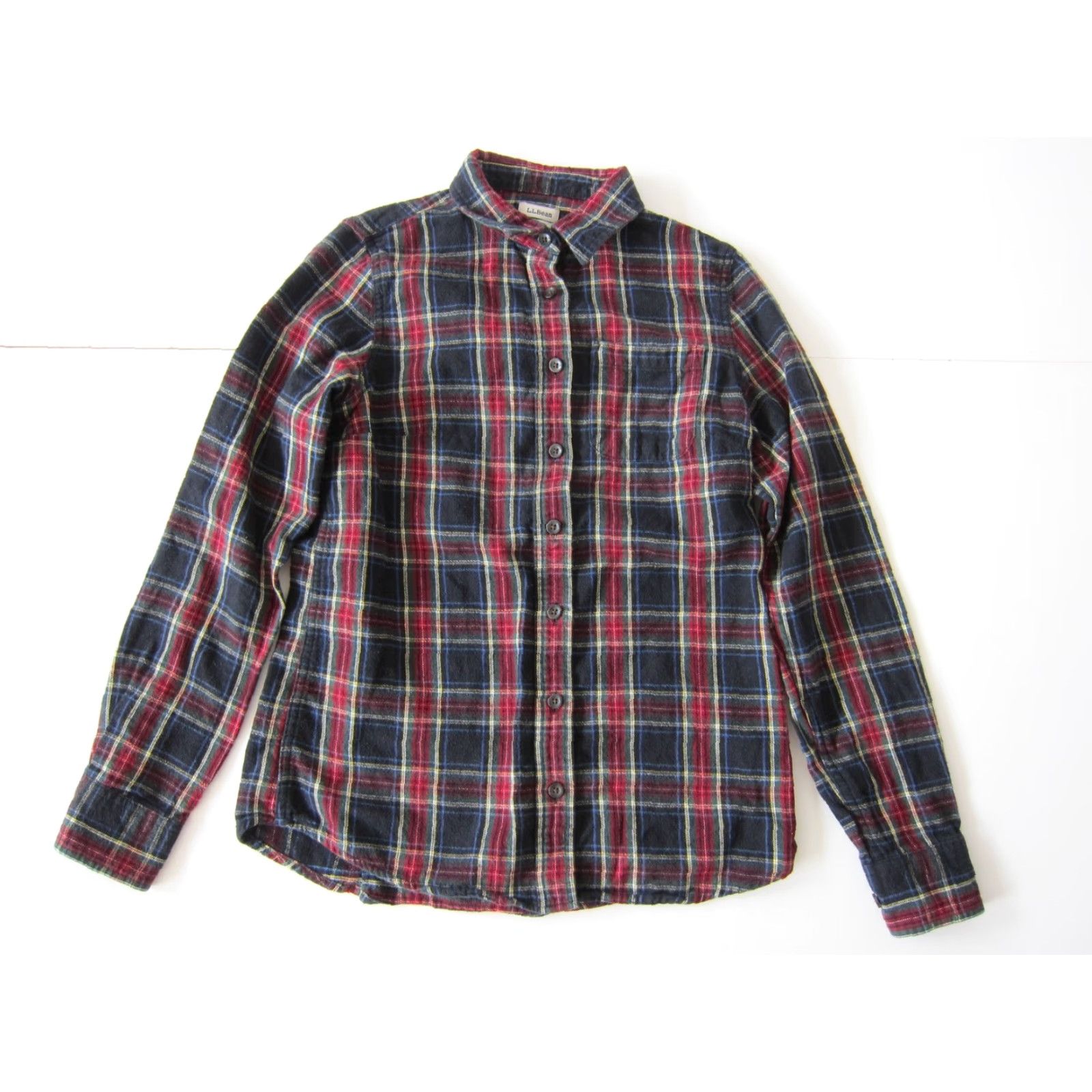 Vintage VINTAGE L.L. Bean Cotton Blue Red Plaid Flannel Button Down Shirt XXS Size XXS / US 00 / IT 34 - 8 Thumbnail