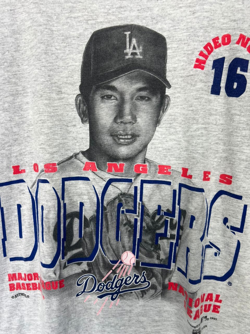 MLB × Nutmeg × Vintage Vintage 1995 Hideo Nomo LA Dodgers shirt Size US L / EU 52-54 / 3 - 5 Thumbnail