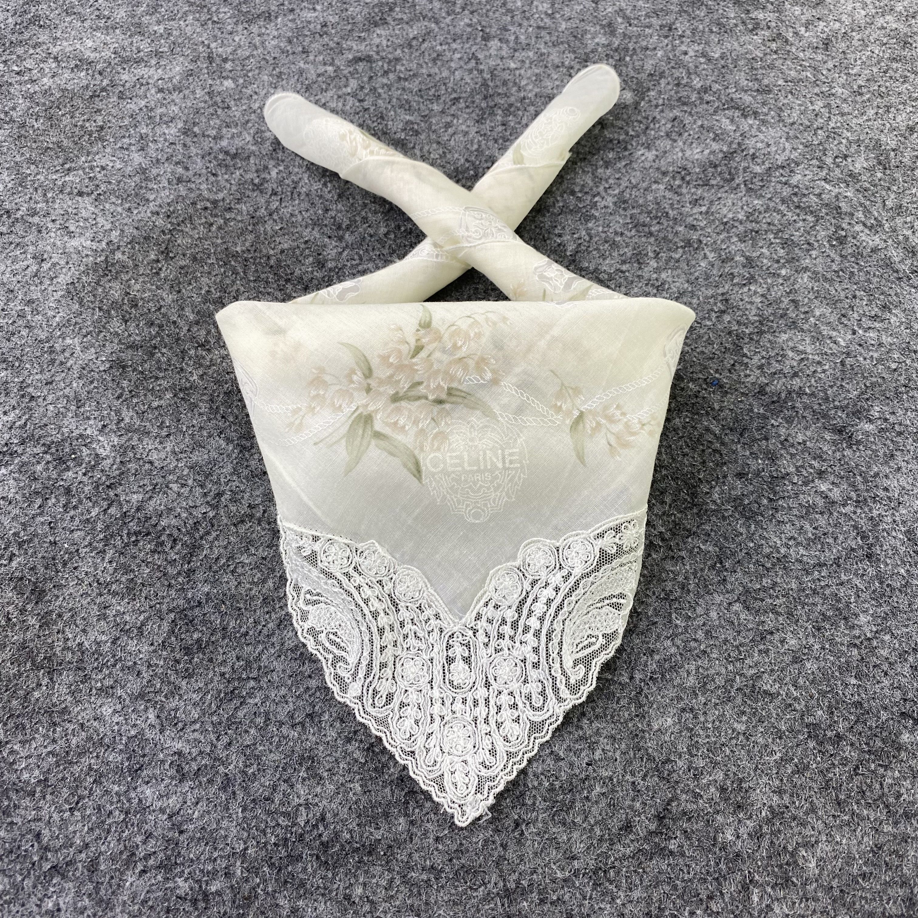 Designer Celine Handkerchief / Bandana / Neckerchief-B1038 Size ONE SIZE - 2 Thumbnail