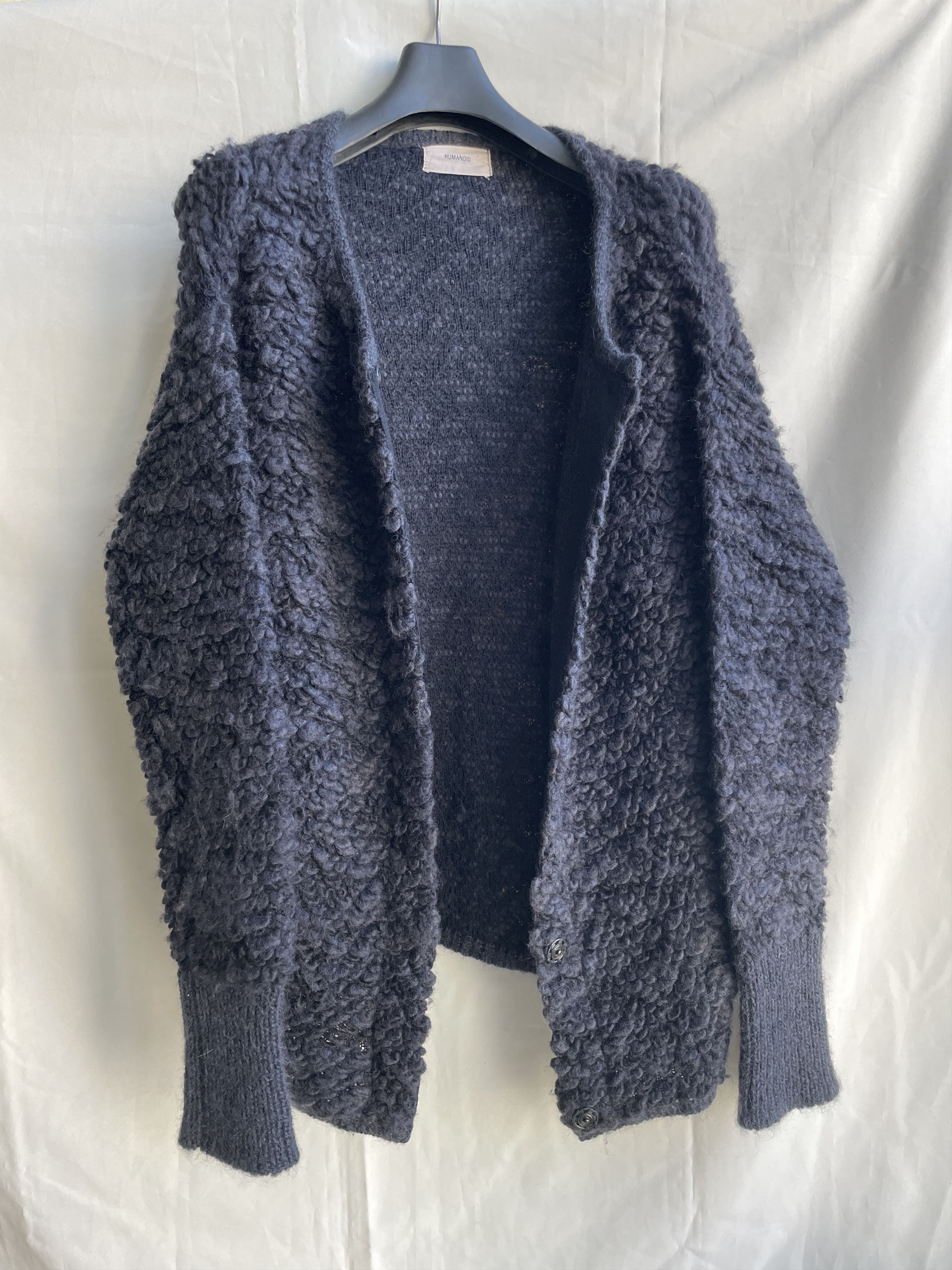 HUMANOID Humanoid Boucle Wool Mohair Heavy Cardigan Size S Size S / US 4 / IT 40 - 3 Thumbnail