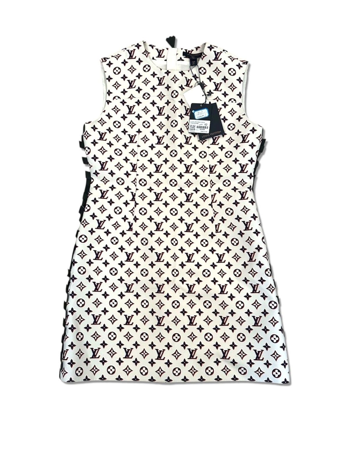 Louis Vuitton LOUIS VUITTON Pink Monogram 34 Sleeveless Casual Dress Women Size XXS / US 00 / IT 34 - 1 Thumbnail
