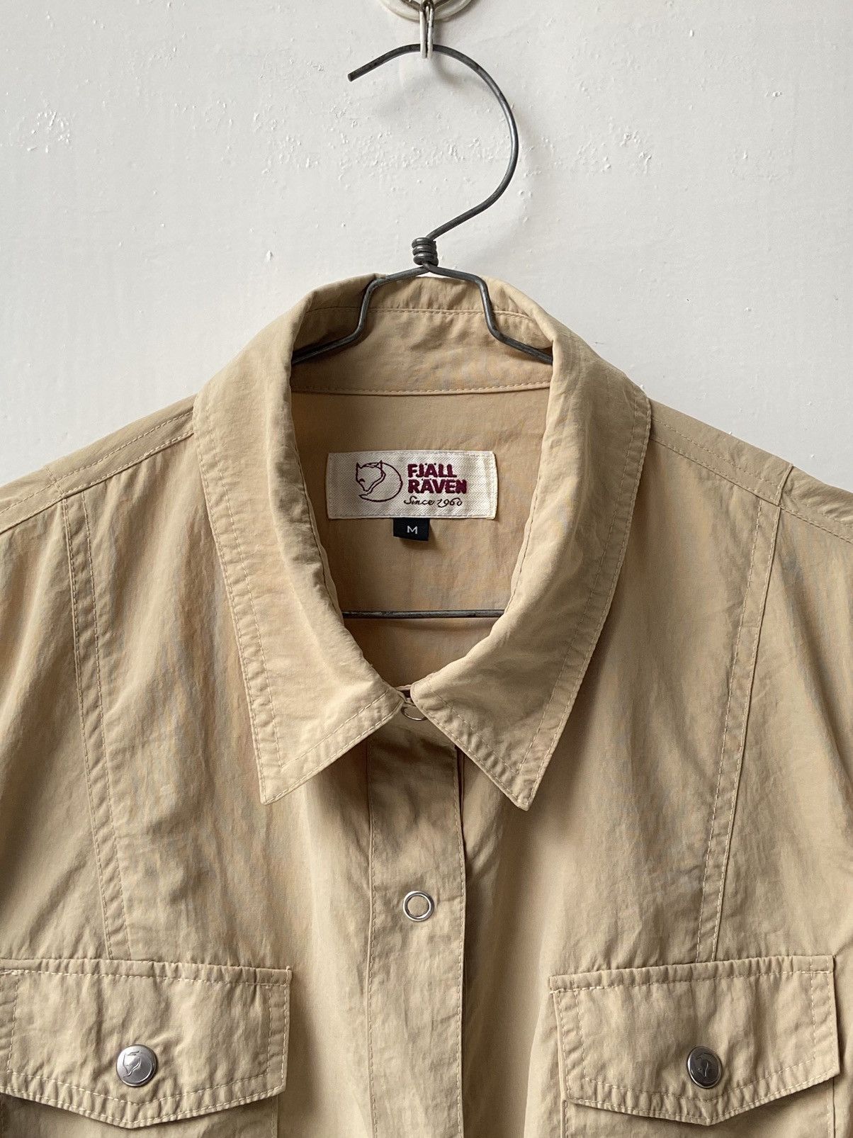 Fjallraven × Japanese Brand × Vintage FJALL RAVEN Brown Shirt Size US S / EU 44-46 / 1 - 4 Thumbnail