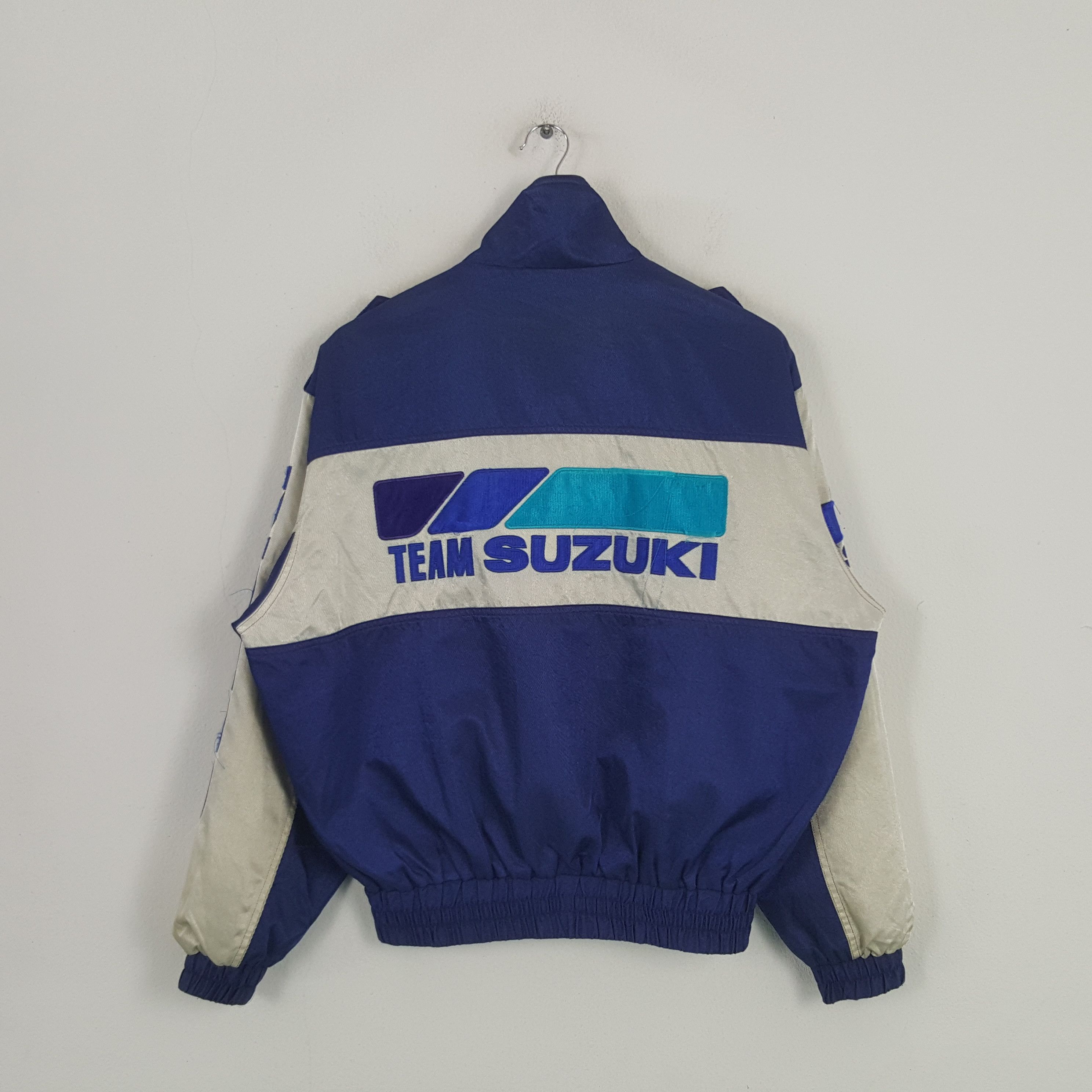 Japanese Brand × Vintage Vintage Team Suzuki Japanese Motorsports Racing Jacket Size US XL / EU 56 / 4 - 1 Thumbnail