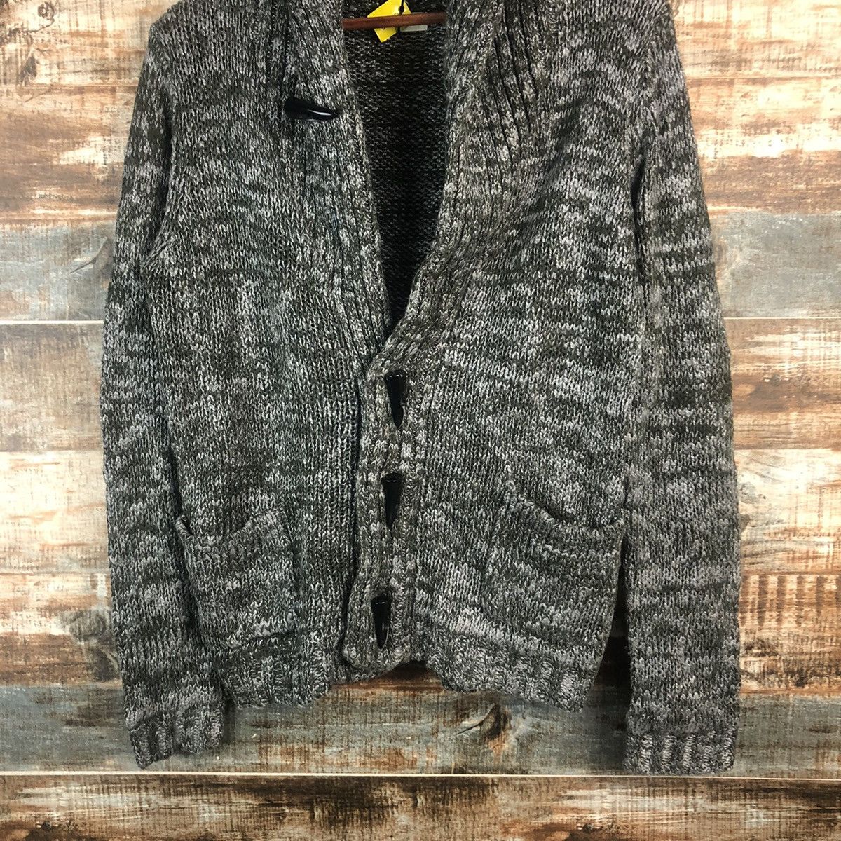 Homespun Knitwear × NANO universe DL Nano Universe Gray Cardigan Knitwer #C542 Size S / US 4 / IT 40 - 3 Thumbnail