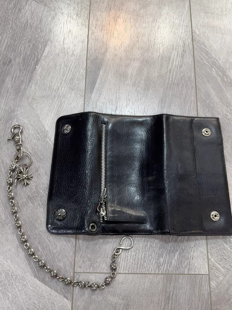 Chrome Hearts Chrome Hearts Long Wallet with Silver Accents Size ONE SIZE - 9 Thumbnail