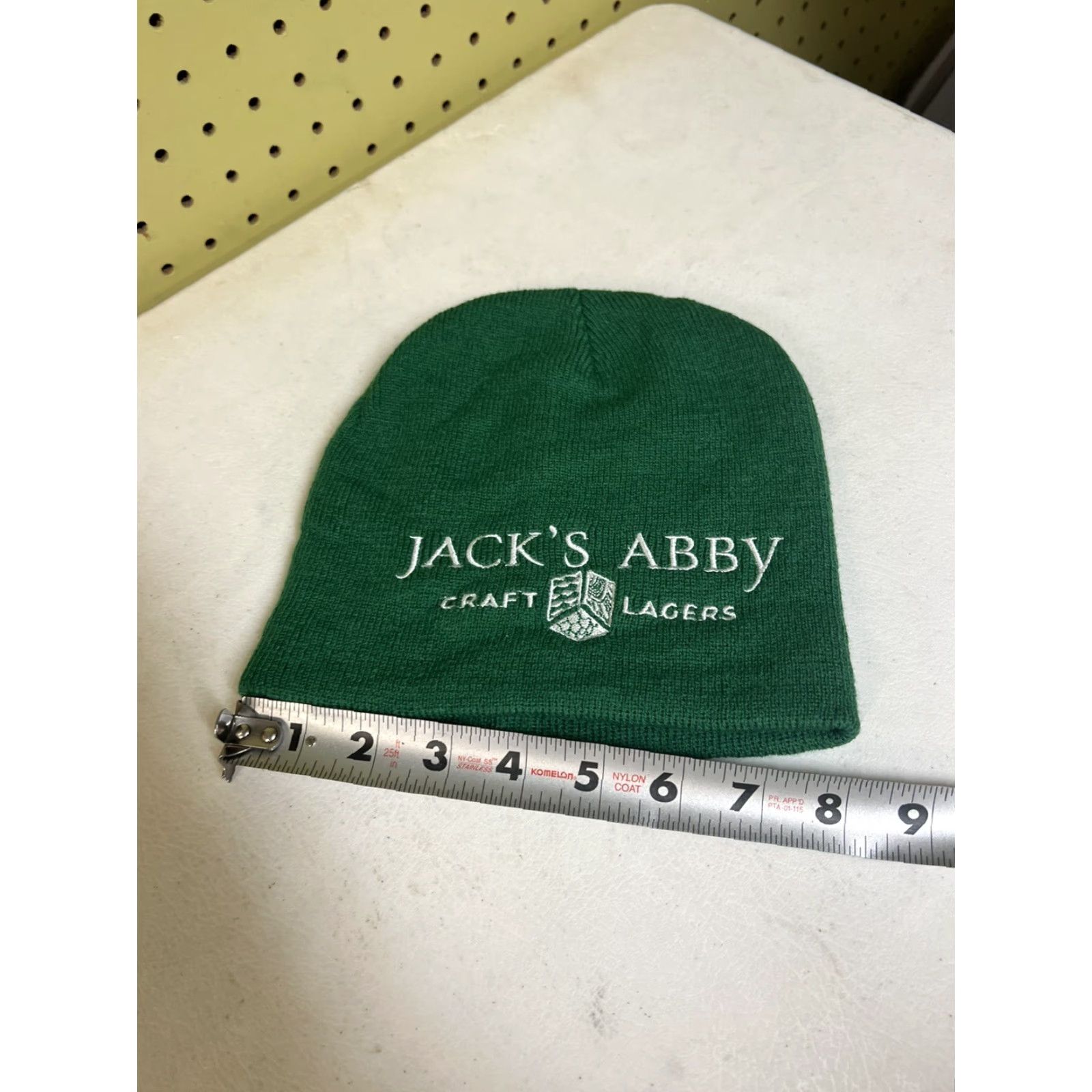 Vintage Jack’s Abbey Craft Lagers Beer Knit Green Hat Winter Beanie Hat Beanie Unbranded Men One Size Green Winter Beer Mens One Size Green Beanie Size ONE SIZE - 4 Thumbnail