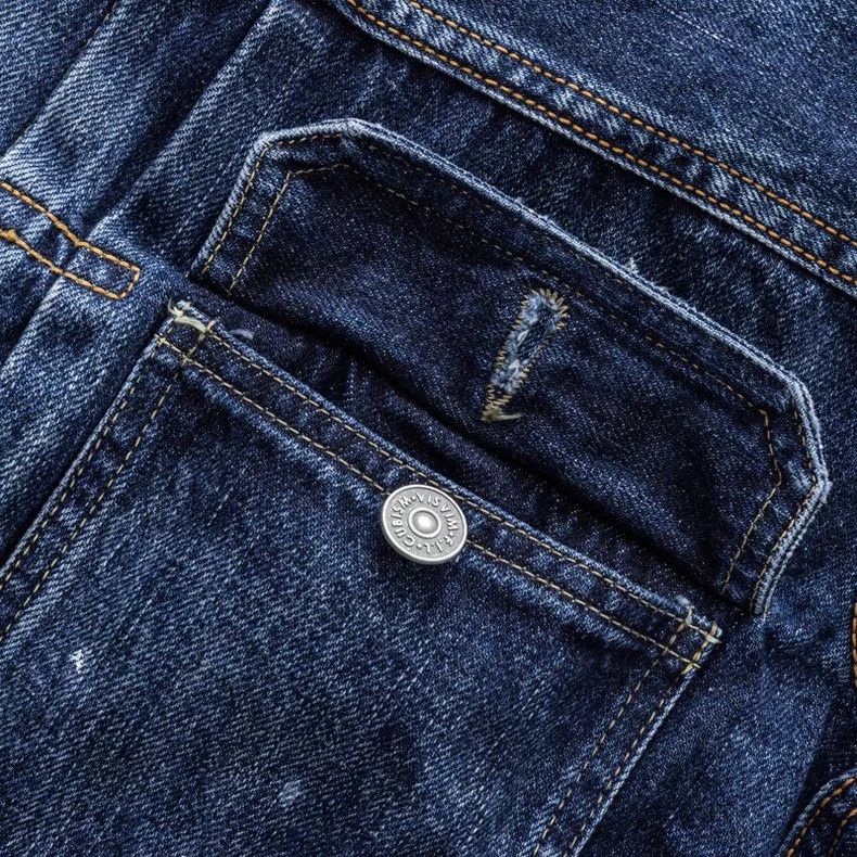 Visvim VisvimSS 101 JKT DMGD-1010 ink-splash denim jacket 2504-Nex Size US XL / EU 56 / 4 - 4 Thumbnail