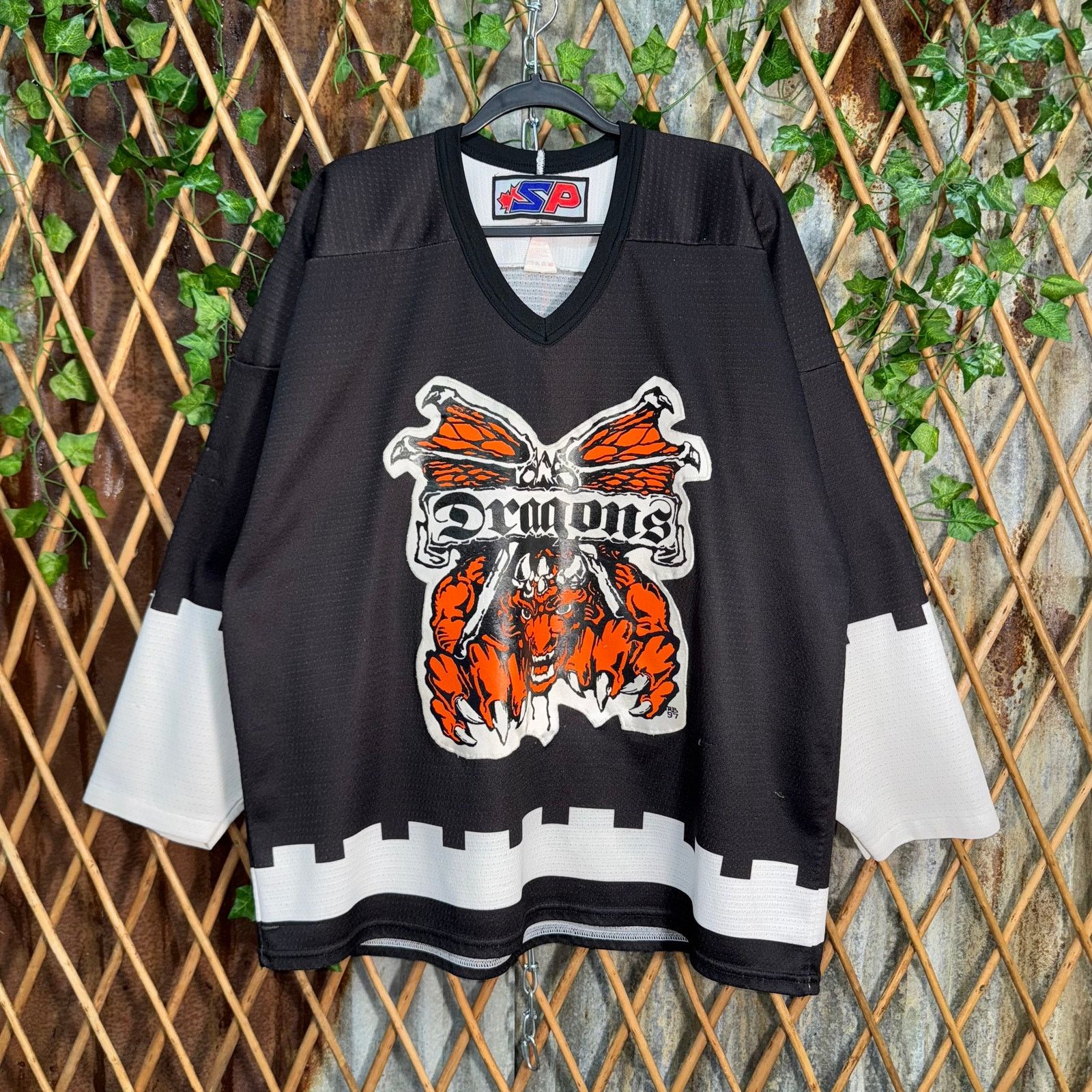 NHL Vintage Y2K dragons 1990s sportswear NHL SP hockey jersey Size US L / EU 52-54 / 3 - 1 Thumbnail