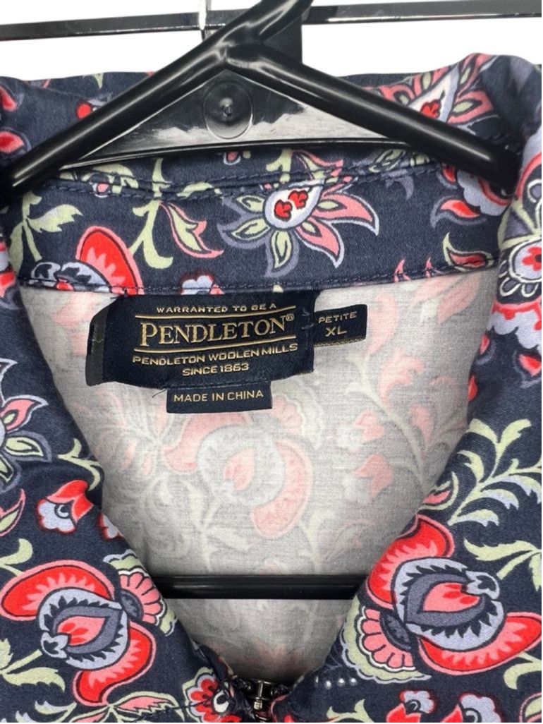 Pendleton Pendleton Floral Two Piece Set W/ Zip Up Top/Cropped Pants Size 38" / US 16 / IT 52 - 4 Thumbnail