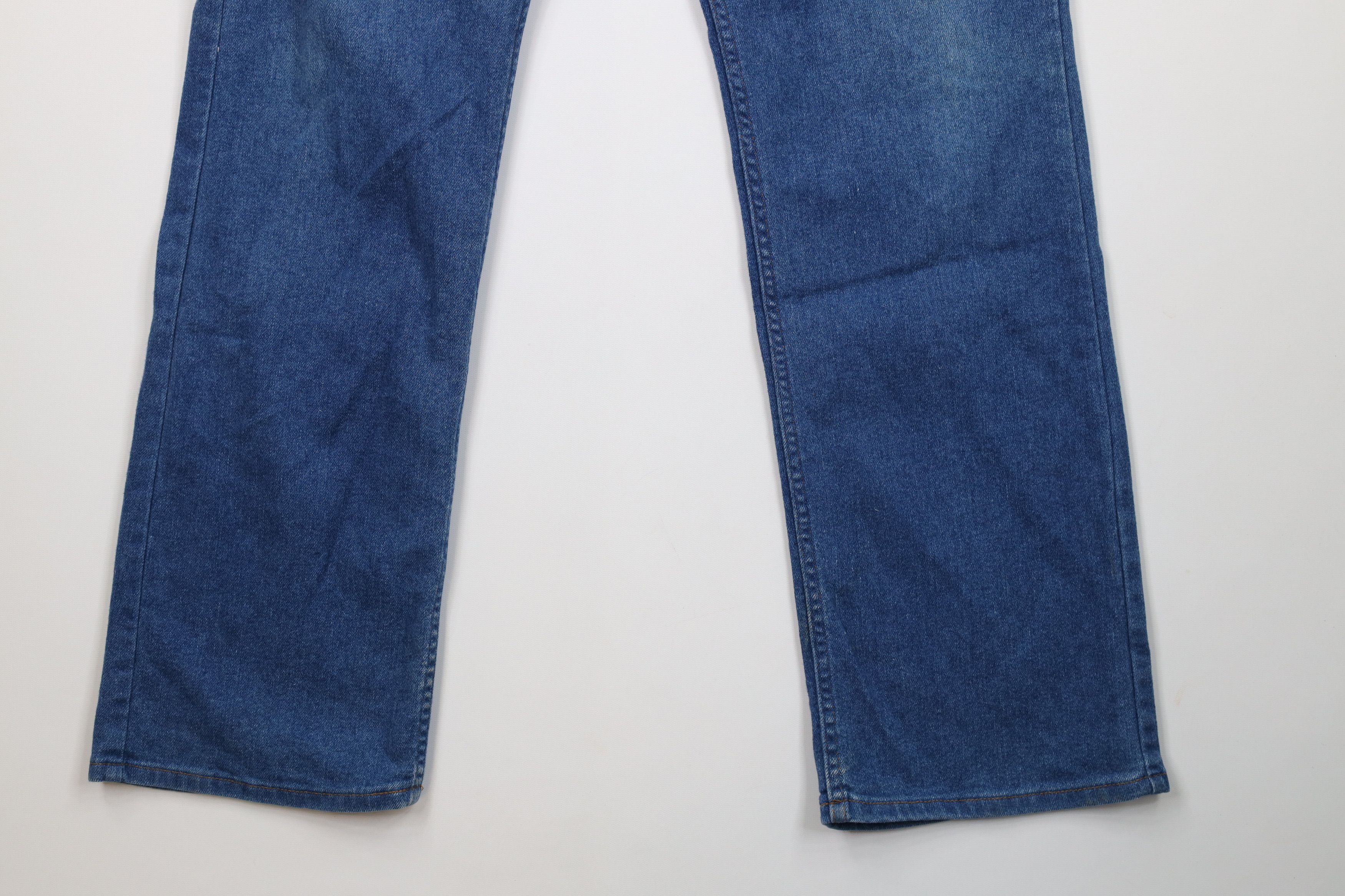 Levi's Vintage 80s Levis Stretch Wide Leg Denim Jeans Blue USA Size US 40 / EU 56 - 4 Thumbnail
