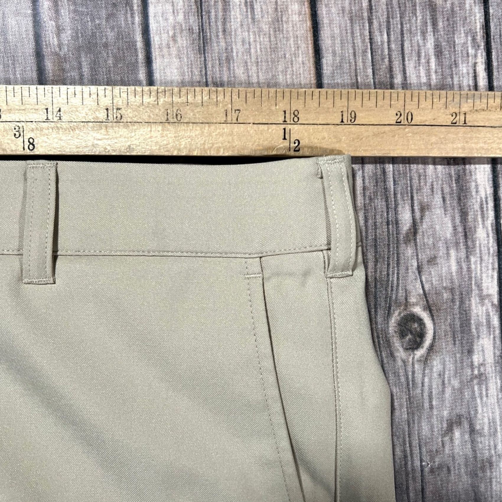 Mizzen+Main Mizzen & Main Baron Pants Mens 36x28 Beige Trim Fit Stretch Performance Chino Size US 36 / EU 52 - 7 Thumbnail