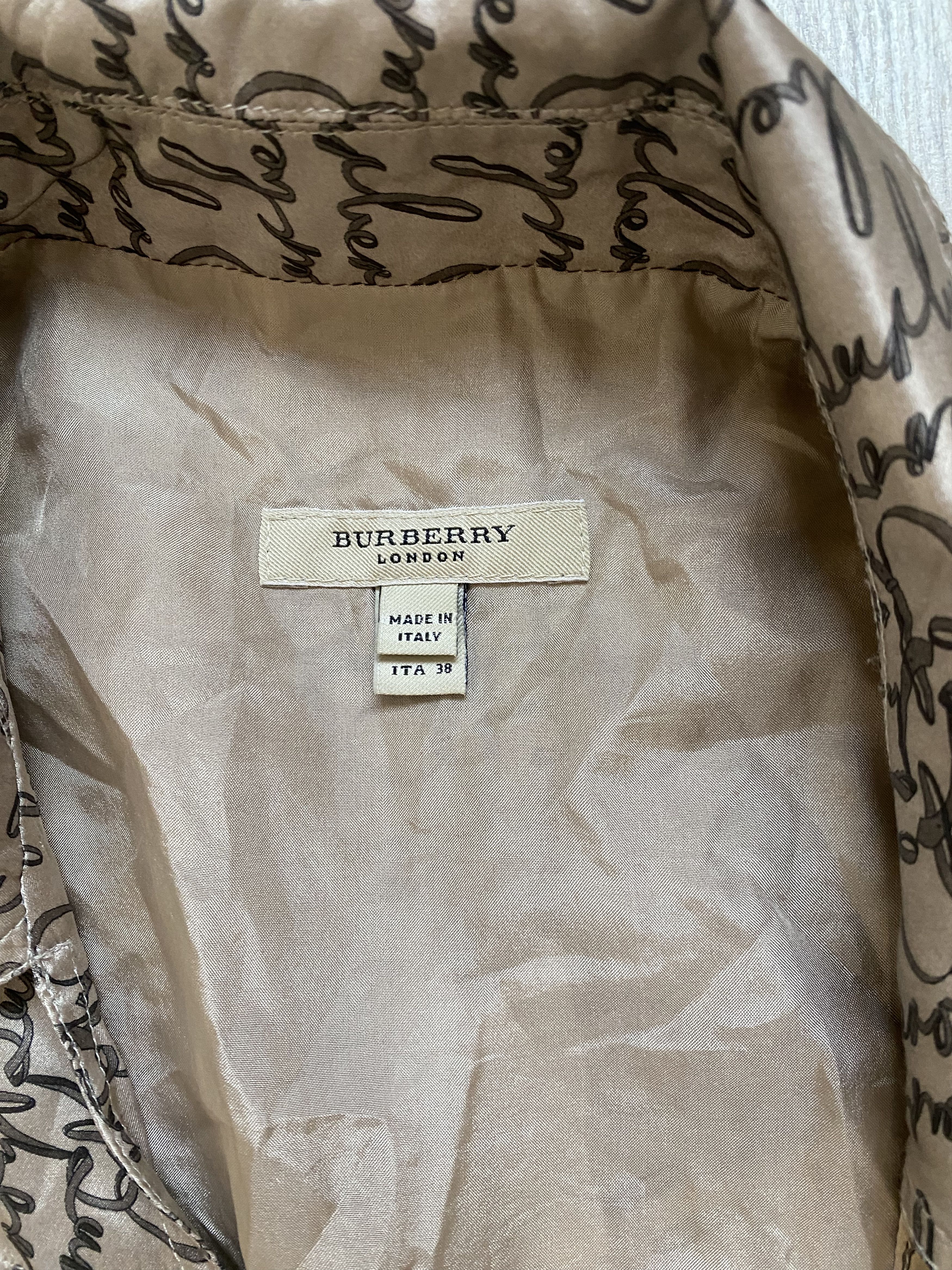 Burberry × Burberry Prorsum Burberry Monogram Ladies Silk Dress Size XS / US 0-2 / IT 36-38 - 11 Thumbnail