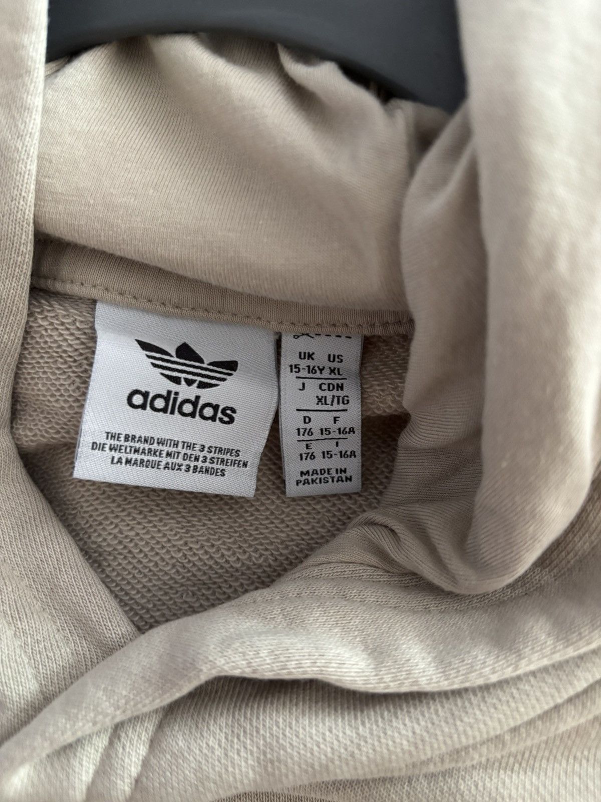 Adidas Adidas Tan Logo Hoodie Size US S / EU 44-46 / 1 - 4 Thumbnail