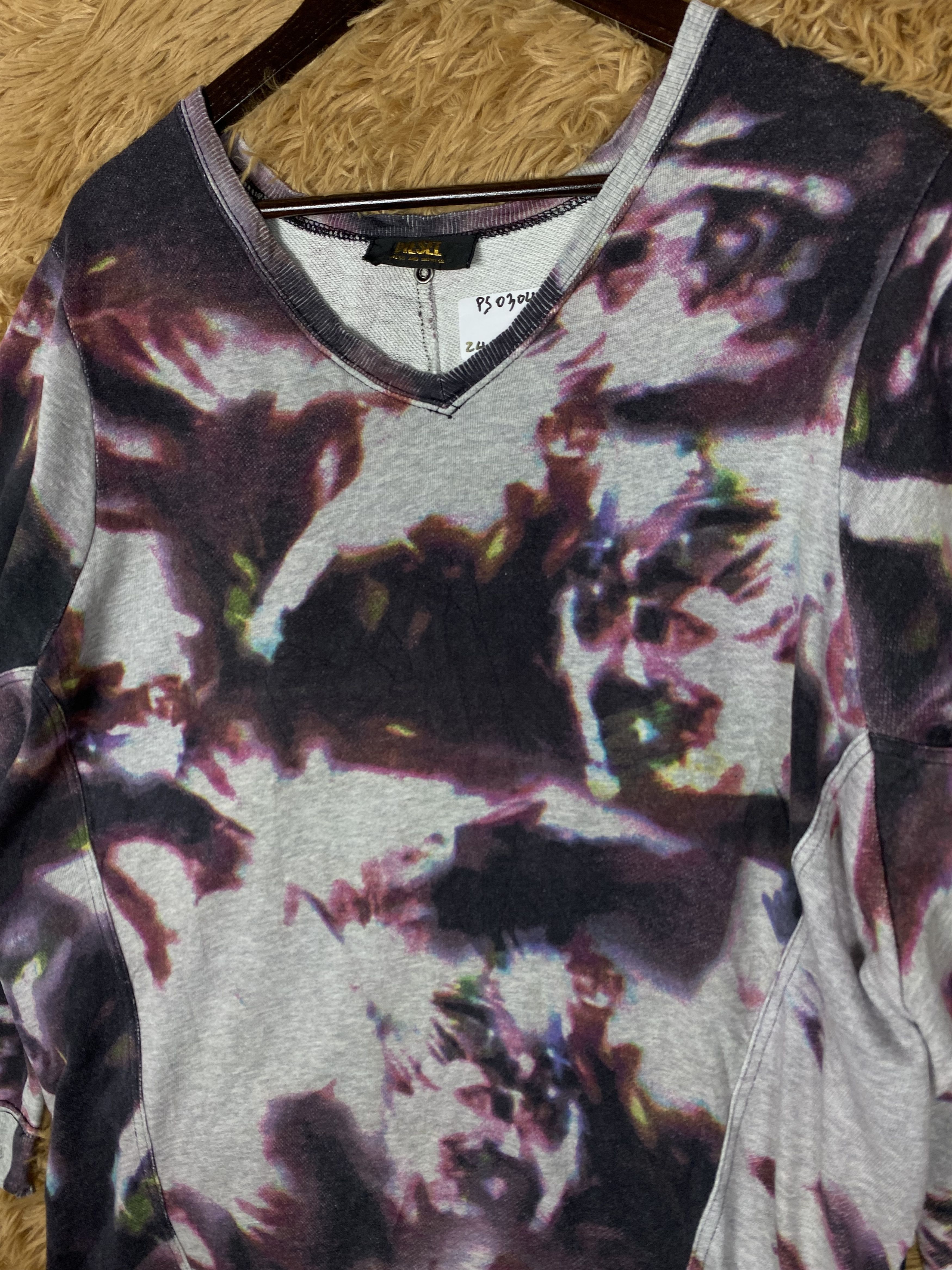 Diesel Vintage Diesel Nice Design Sweatshirts PS0304 Size US M / EU 48-50 / 2 - 3 Thumbnail