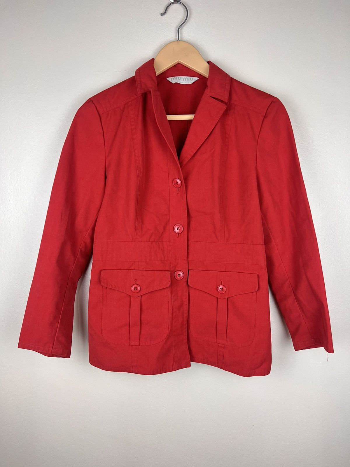 Miu Miu × Prada 90s MIUMIU JACKET Size L / US 10 / IT 46 - 1 Thumbnail