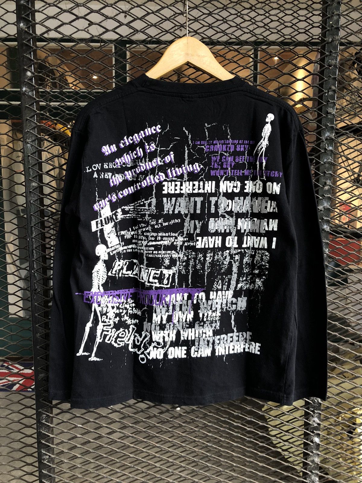 Japanese Brand THE BREAKERS POEM SHIRT SKULL GOTHIC LGBSTYLE Size US L / EU 52-54 / 3 - 4 Thumbnail