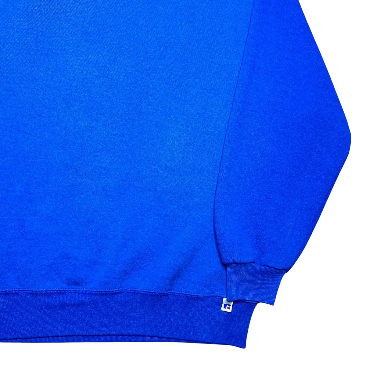 Russell Athletic Vintage 90s Russell Athletic Blue USA Made Blank Sweatshirt Size US XL / EU 56 / 4 - 17 Thumbnail