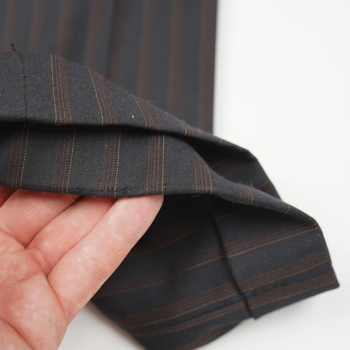 Dolce & Gabbana Dolce Gabbana Wool Striped Suit With Silk Blazer Pants Size M / US 6-8 / IT 42-44 - 23 Thumbnail