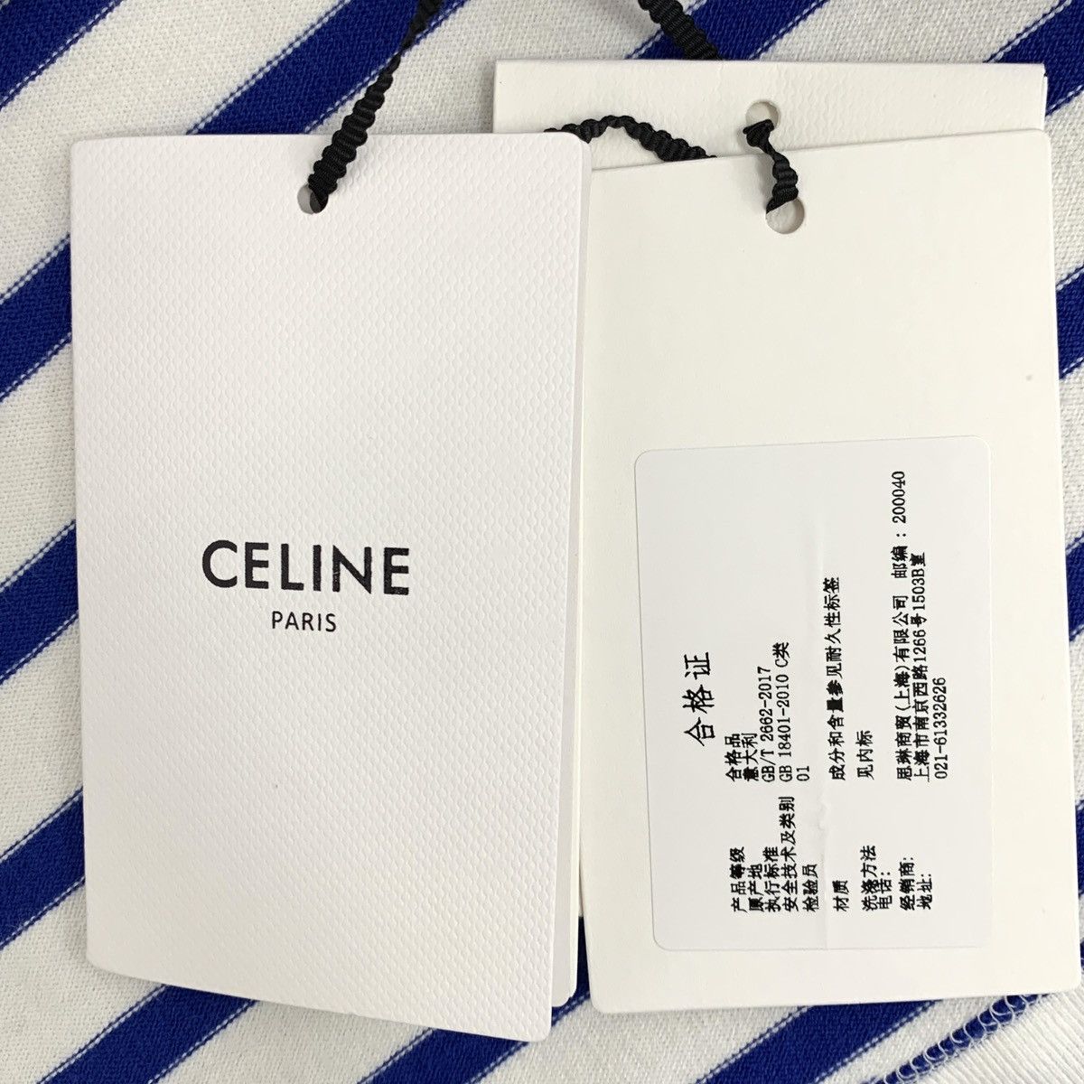 Celine Celine Color-block Striped Long Sleeve T-shirt K26WX Size XS / US 0-2 / IT 36-38 - 8 Thumbnail