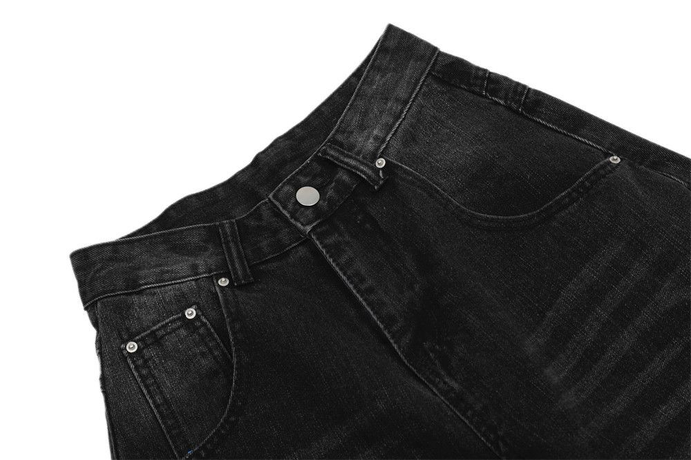 Vintage American retro distressed punk men's gradient scimitar jeans Size US 32 / EU 48 - 3 Thumbnail