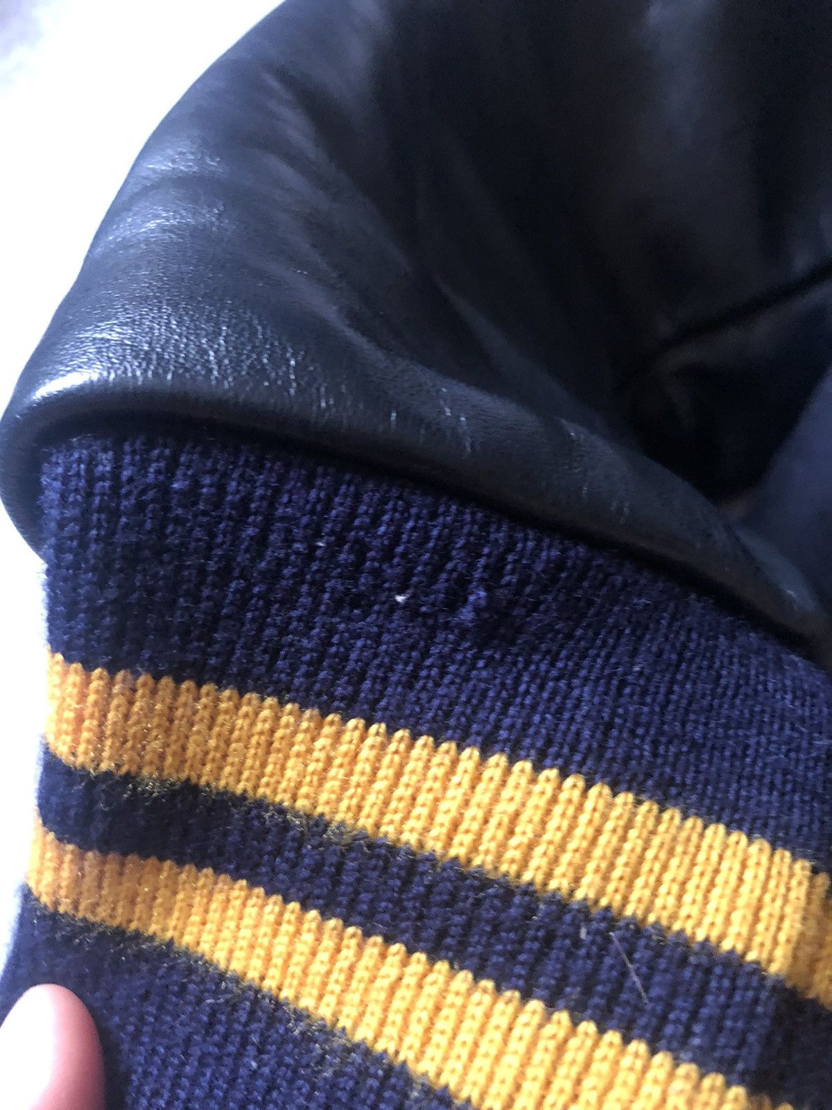 Holloway × Vintage VINTAGE HOLLOWAY VARSITY WOOL AND LEATHER BOMBER Size US M / EU 48-50 / 2 - 6 Thumbnail