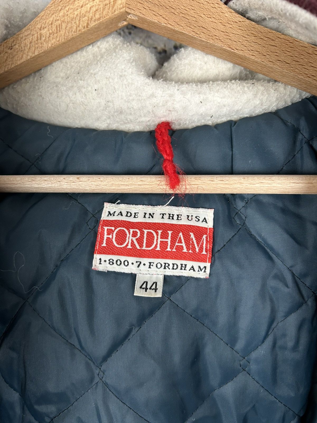 Vintage Vintage Fordham University Wool Varsity Jacket MLB 90s Rare Size US L / EU 52-54 / 3 - 8 Thumbnail