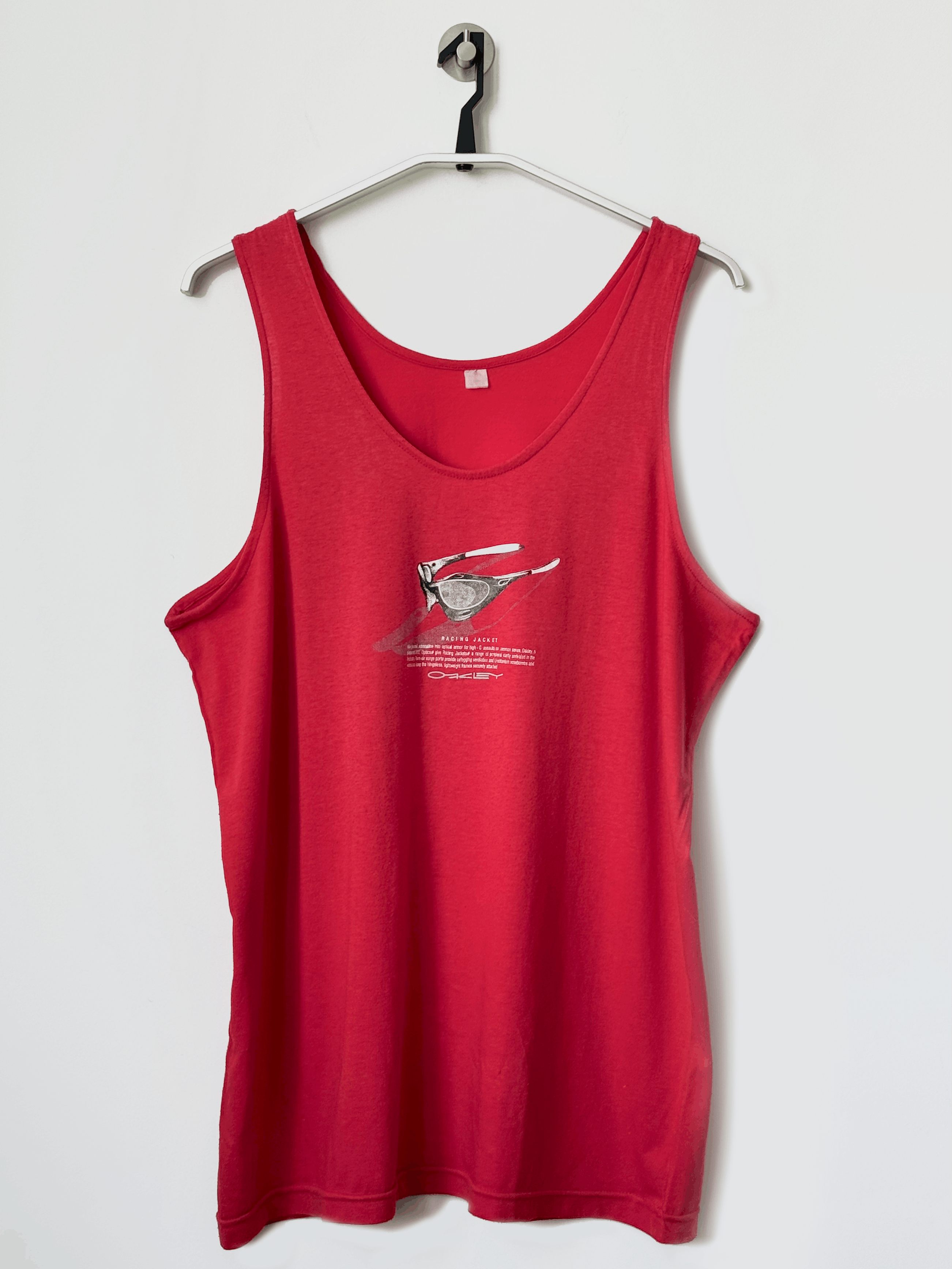 Oakley Oakley Racing Jacket Print Red Tank Top Size US M / EU 48-50 / 2 - 1 Thumbnail